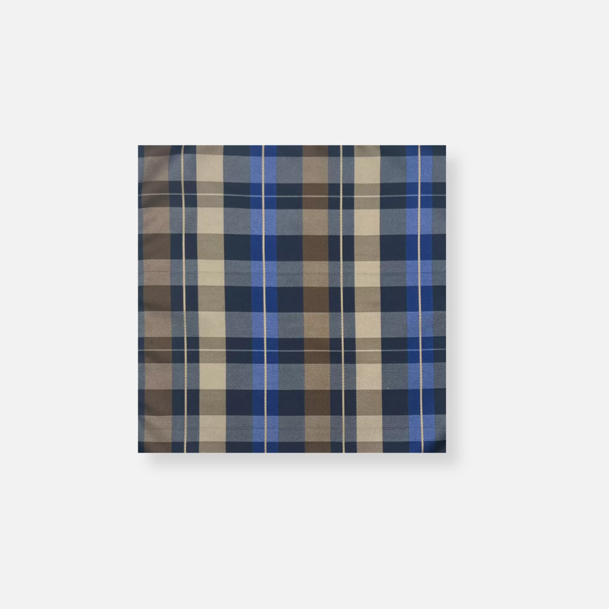 Bach Plaid Pocket Square | New Edition Fashion Store