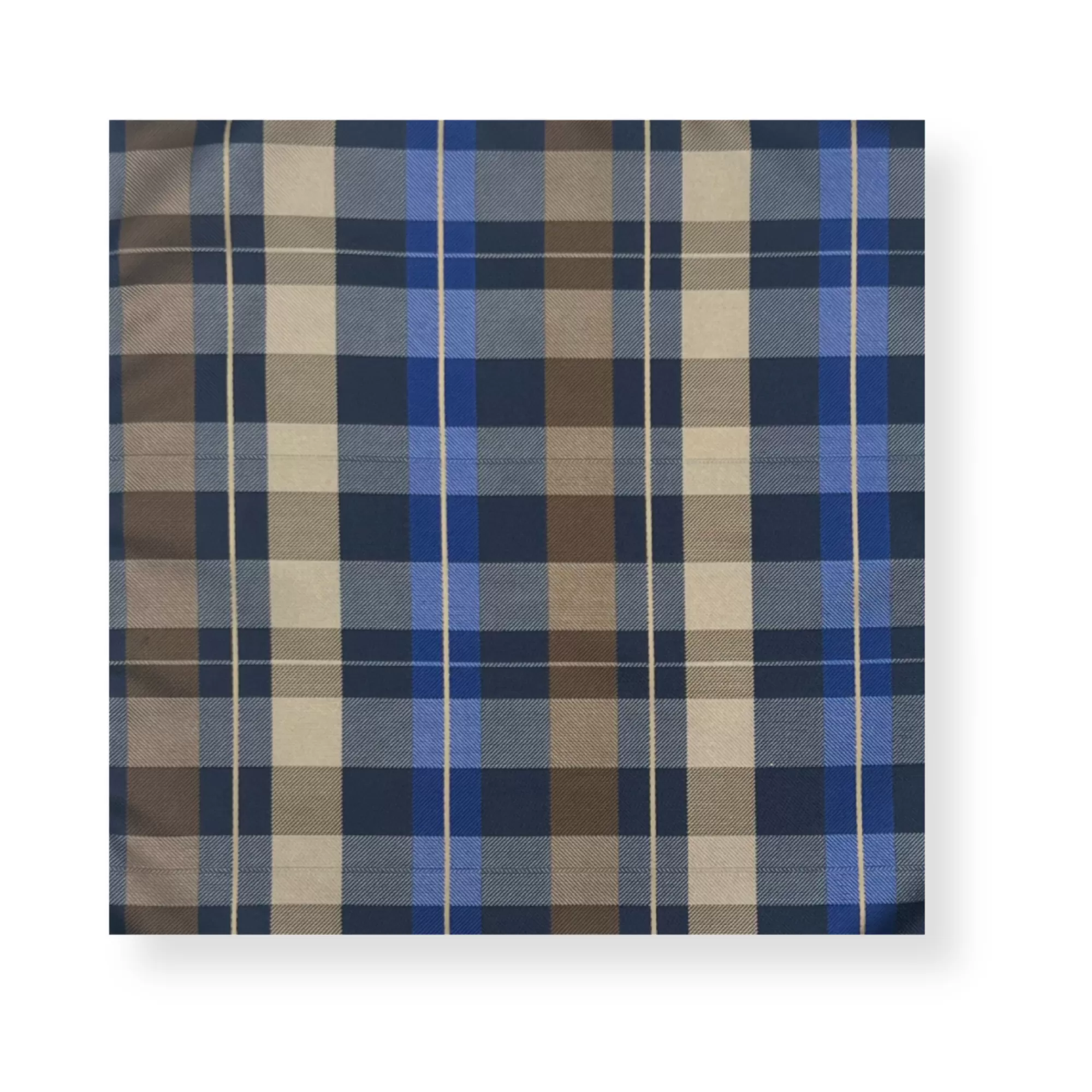 Bach Plaid Pocket Square | New Edition Fashion Store