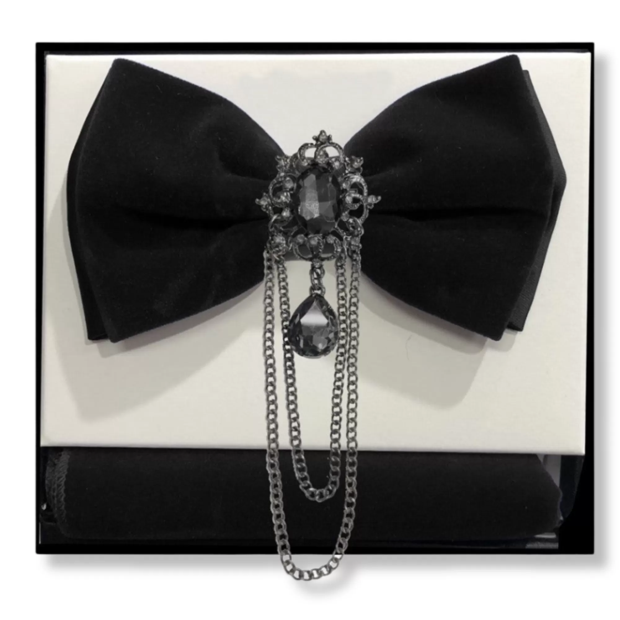 Bayne Brooch Velvet Bow Tie | New Edition Fashion Best Sale