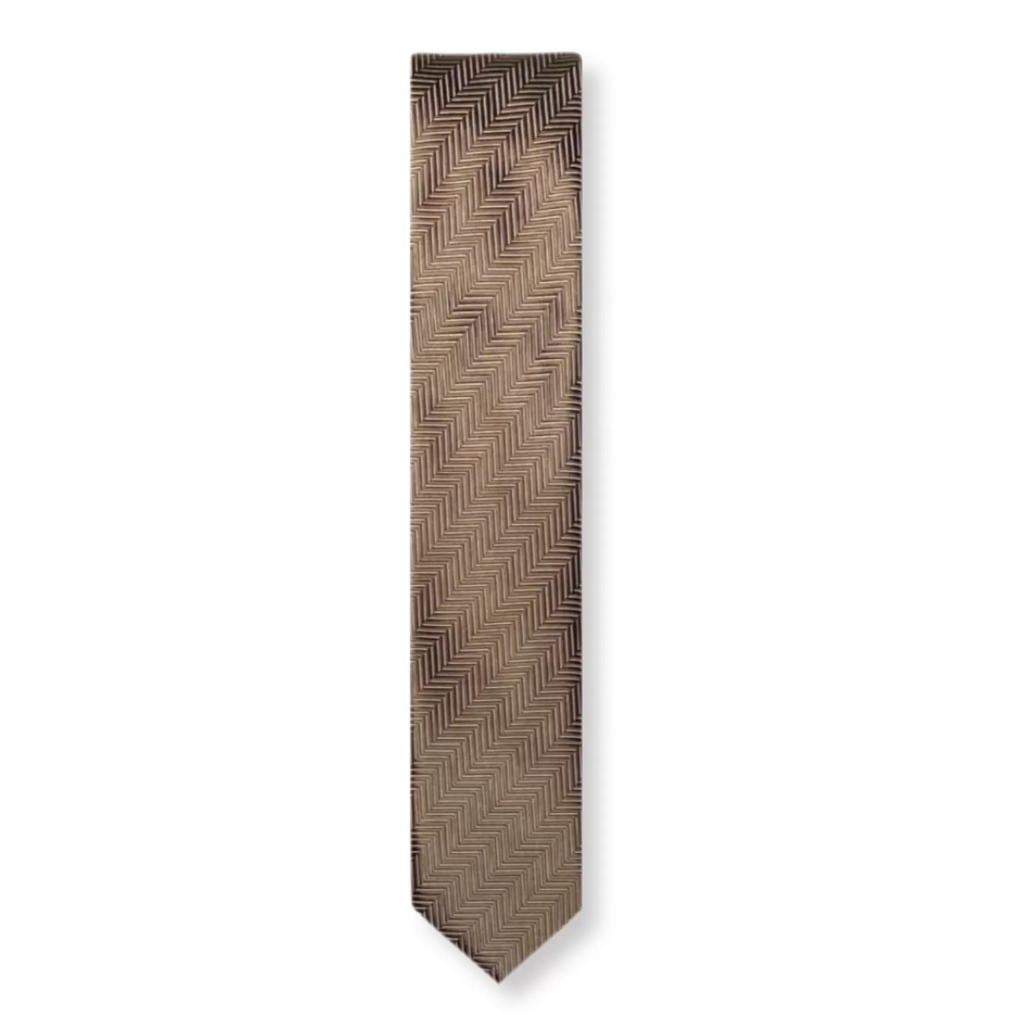 Bernardo Skinny Herringbone Tie | New Edition Fashion Hot