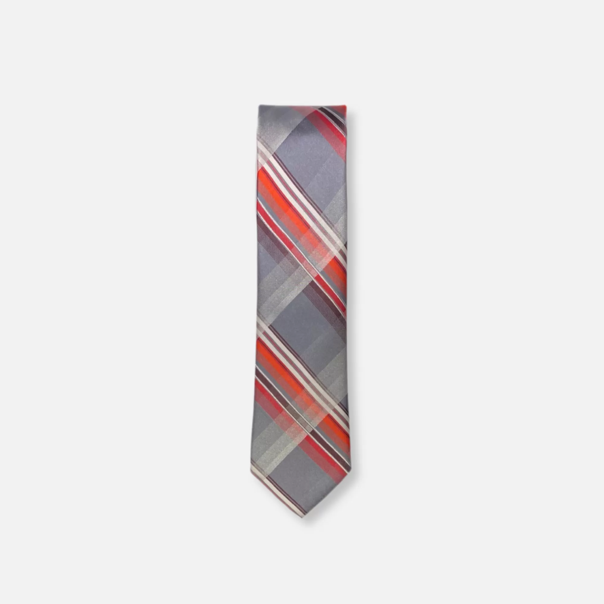 Brent Skinny Plaid Tie | New Edition Fashion Flash Sale