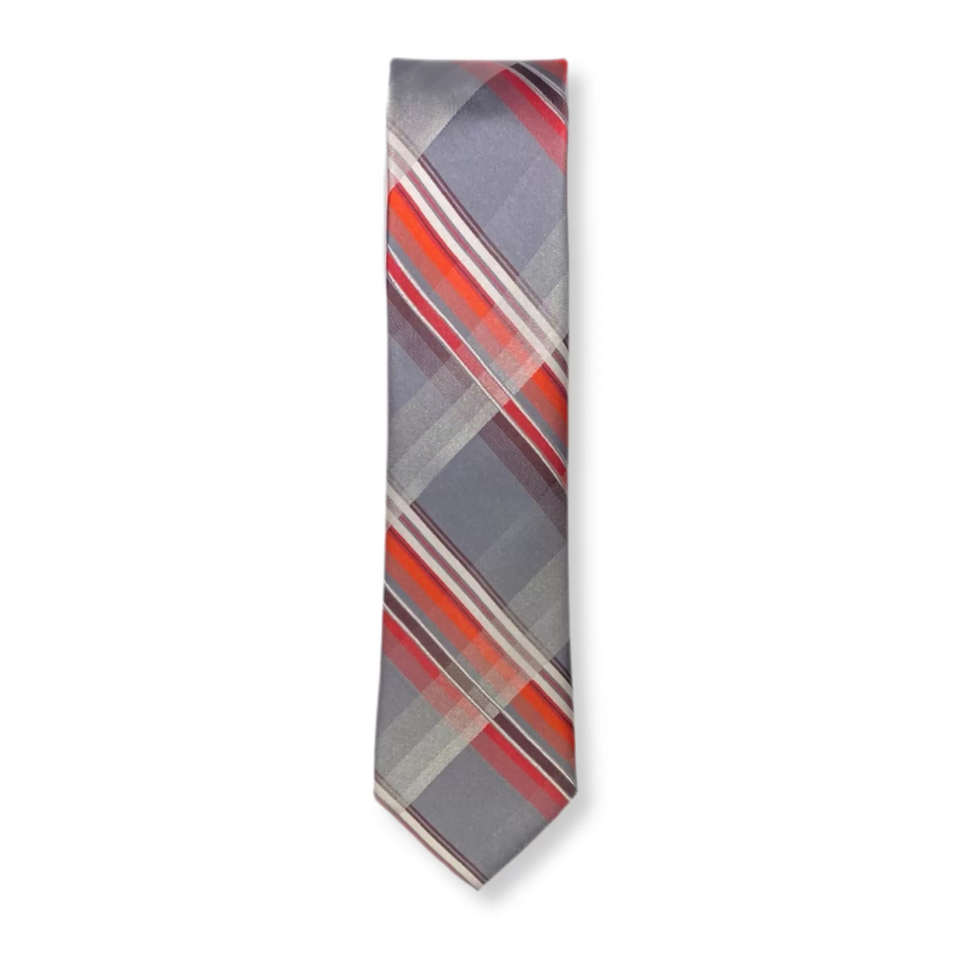 Brent Skinny Plaid Tie | New Edition Fashion Flash Sale