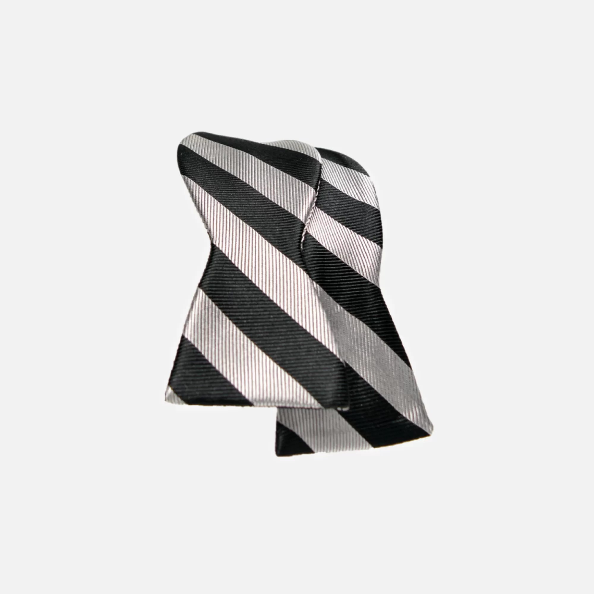 Brevard Wide Striped Self Tie Bow | New Edition Fashion Hot