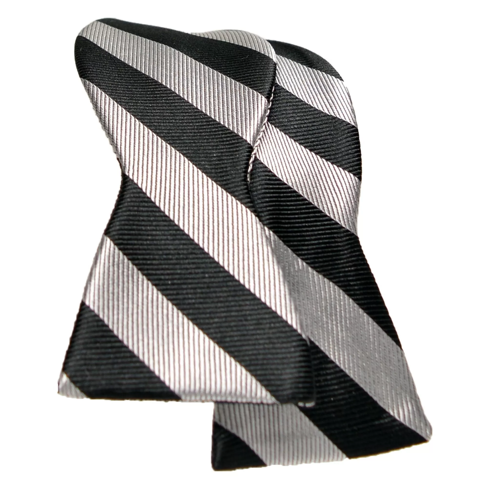 Brevard Wide Striped Self Tie Bow | New Edition Fashion Hot