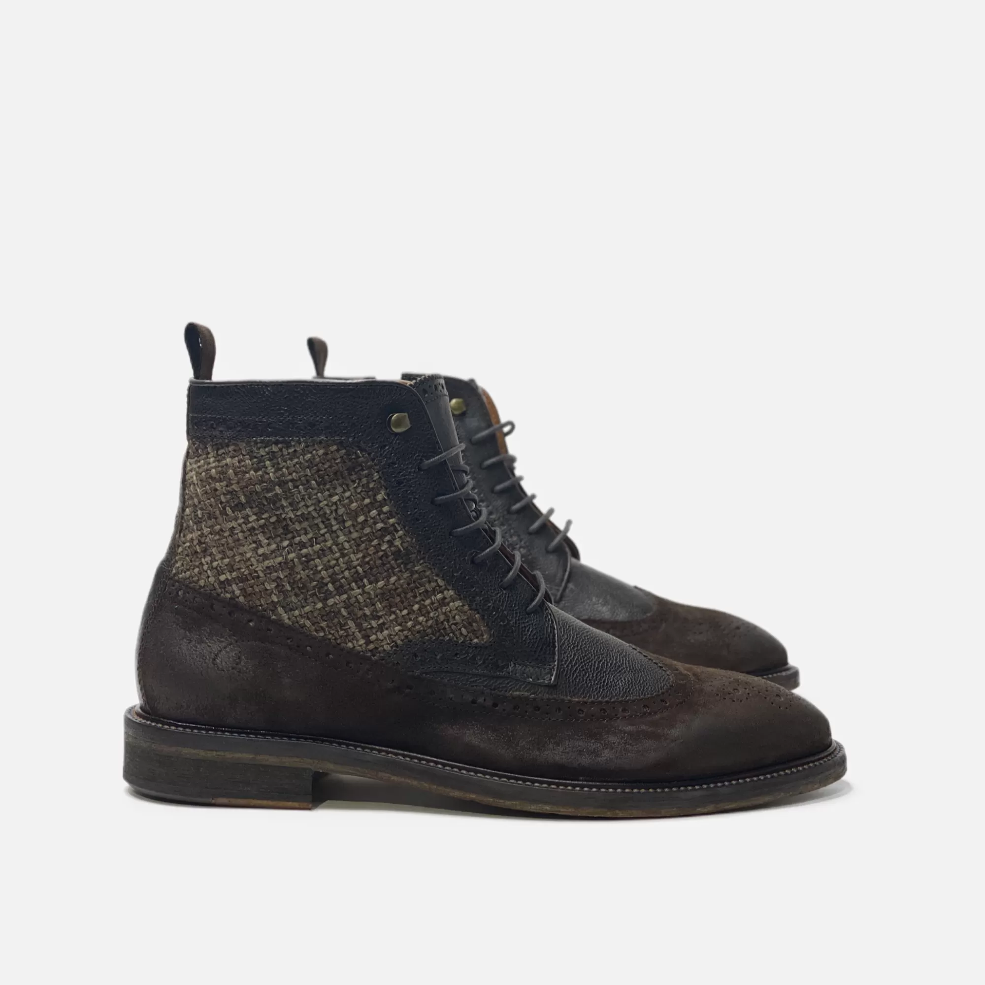 Brewer Wingtip Boots | New Edition Fashion Cheap