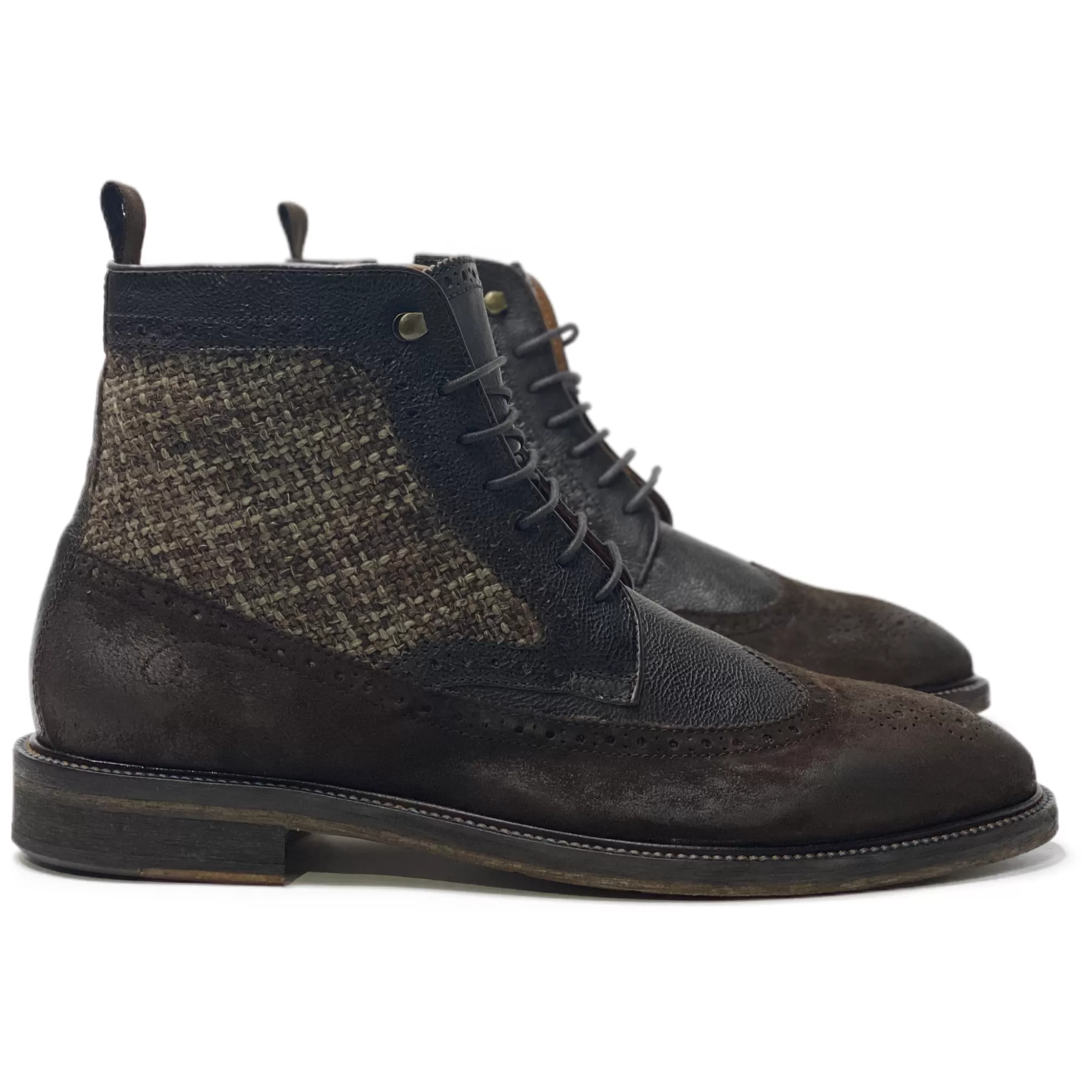 Brewer Wingtip Boots | New Edition Fashion Cheap