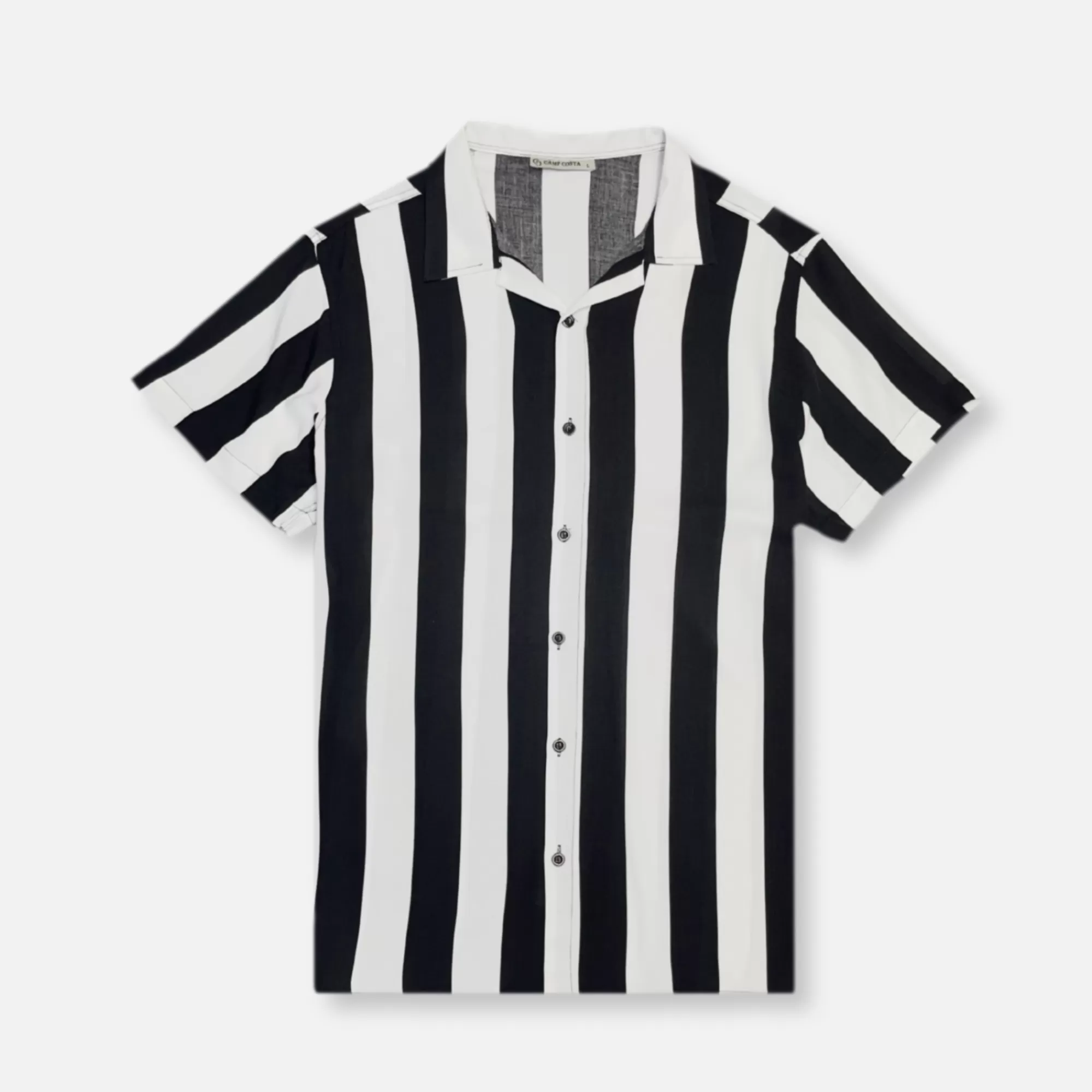 Camara Striped Revere Collar Shirt | New Edition Fashion Store