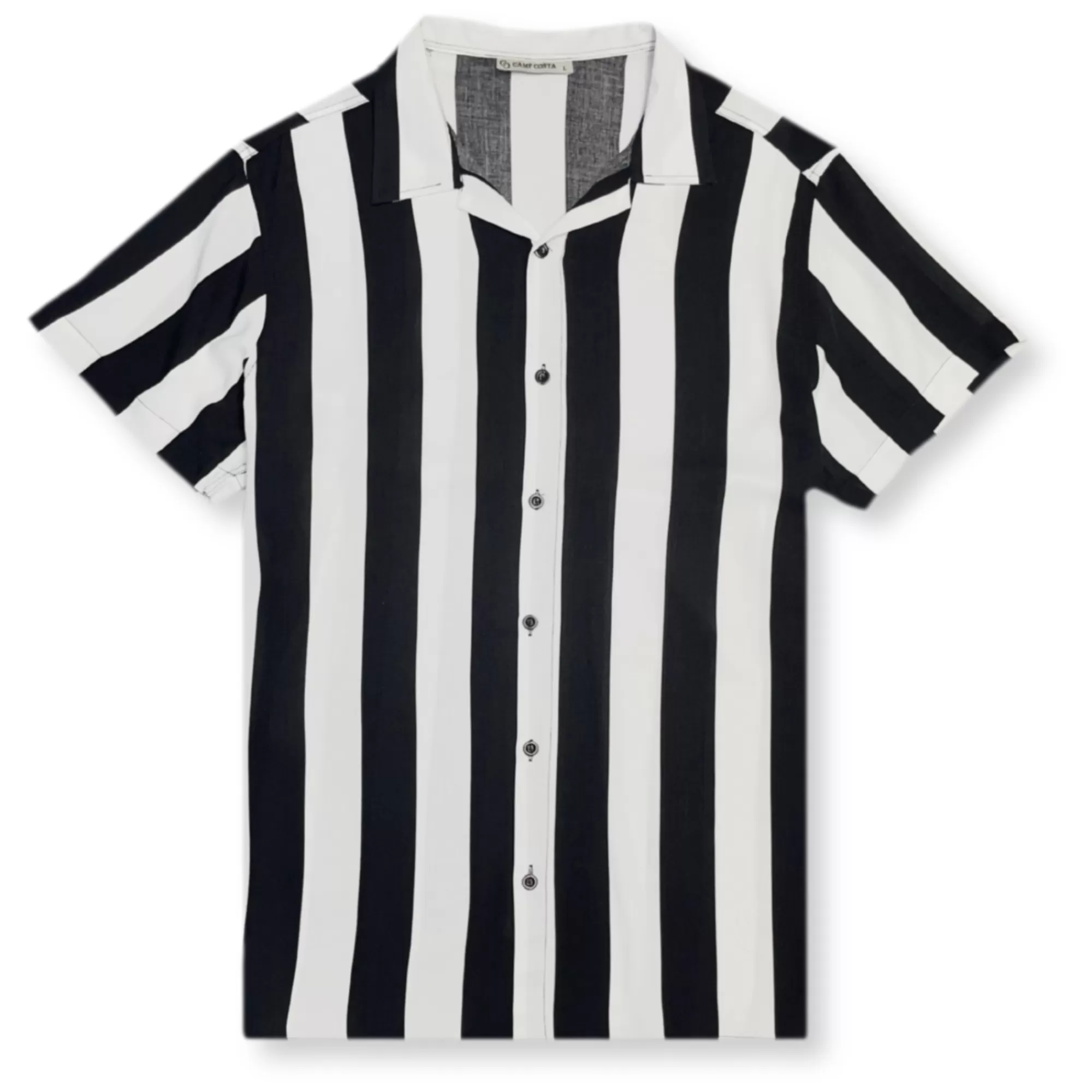 Camara Striped Revere Collar Shirt | New Edition Fashion Store