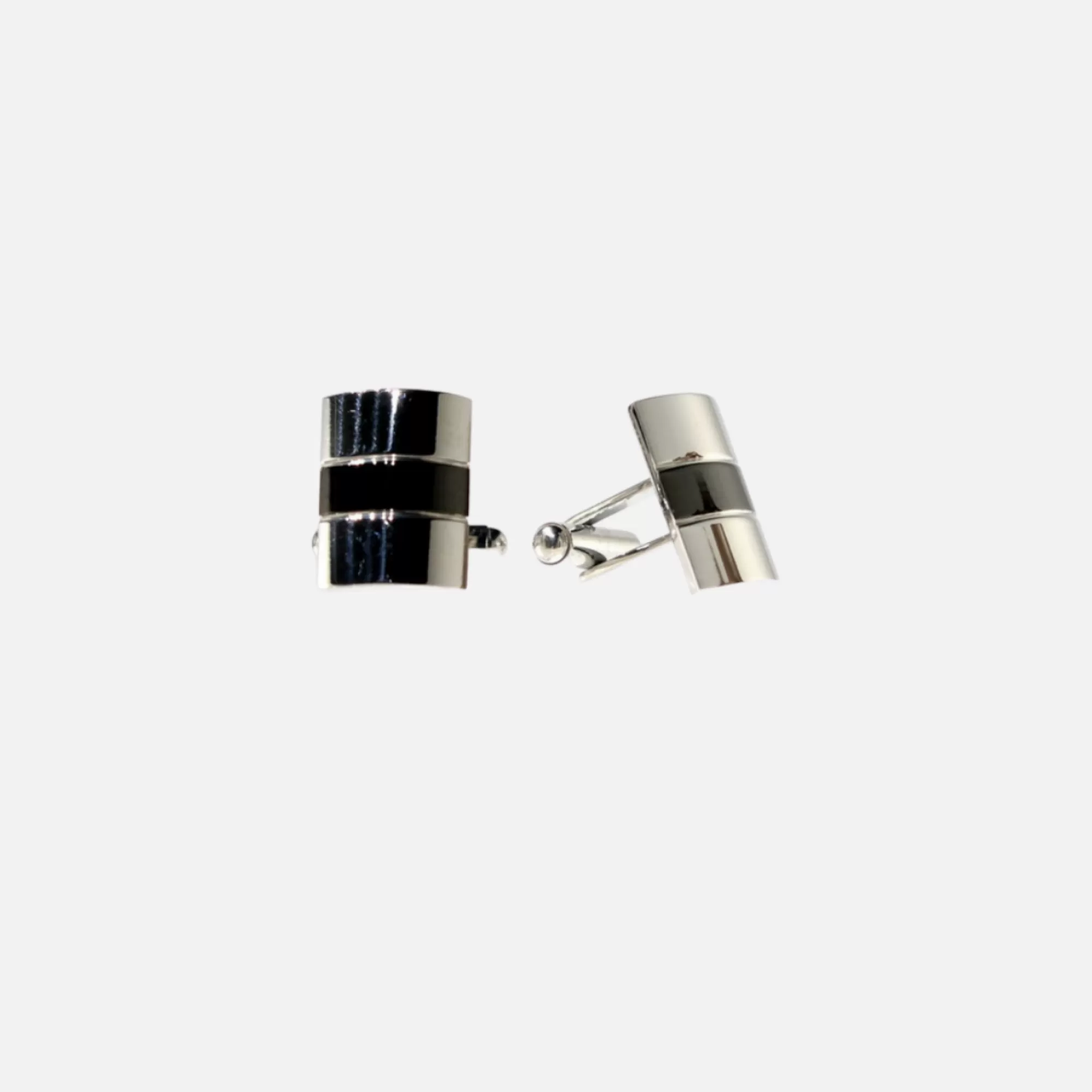 Court Rectangle Two Tone Cuff Links | New Edition Fashion Hot