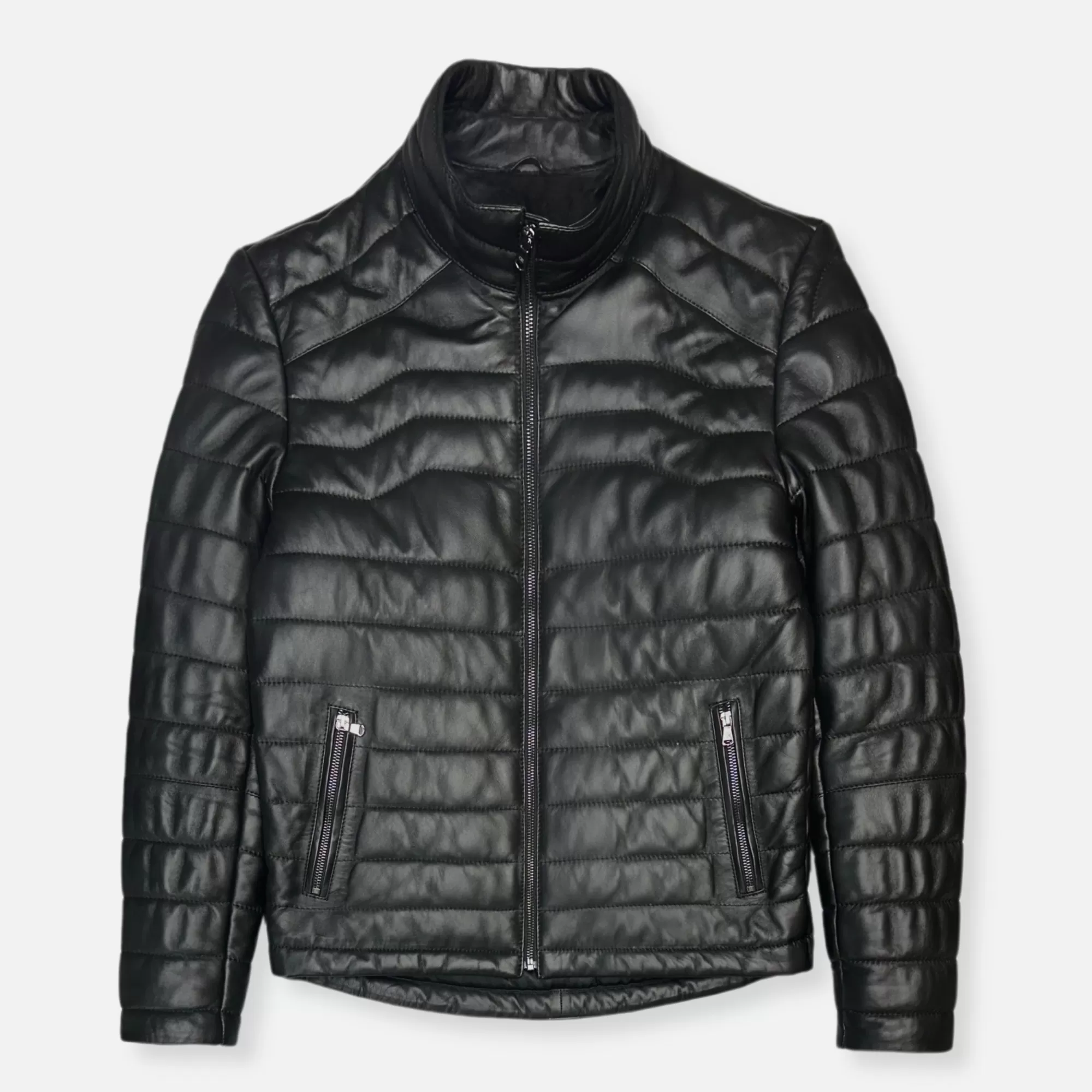 Damarco Leather Puffer Jacket | New Edition Fashion Fashion