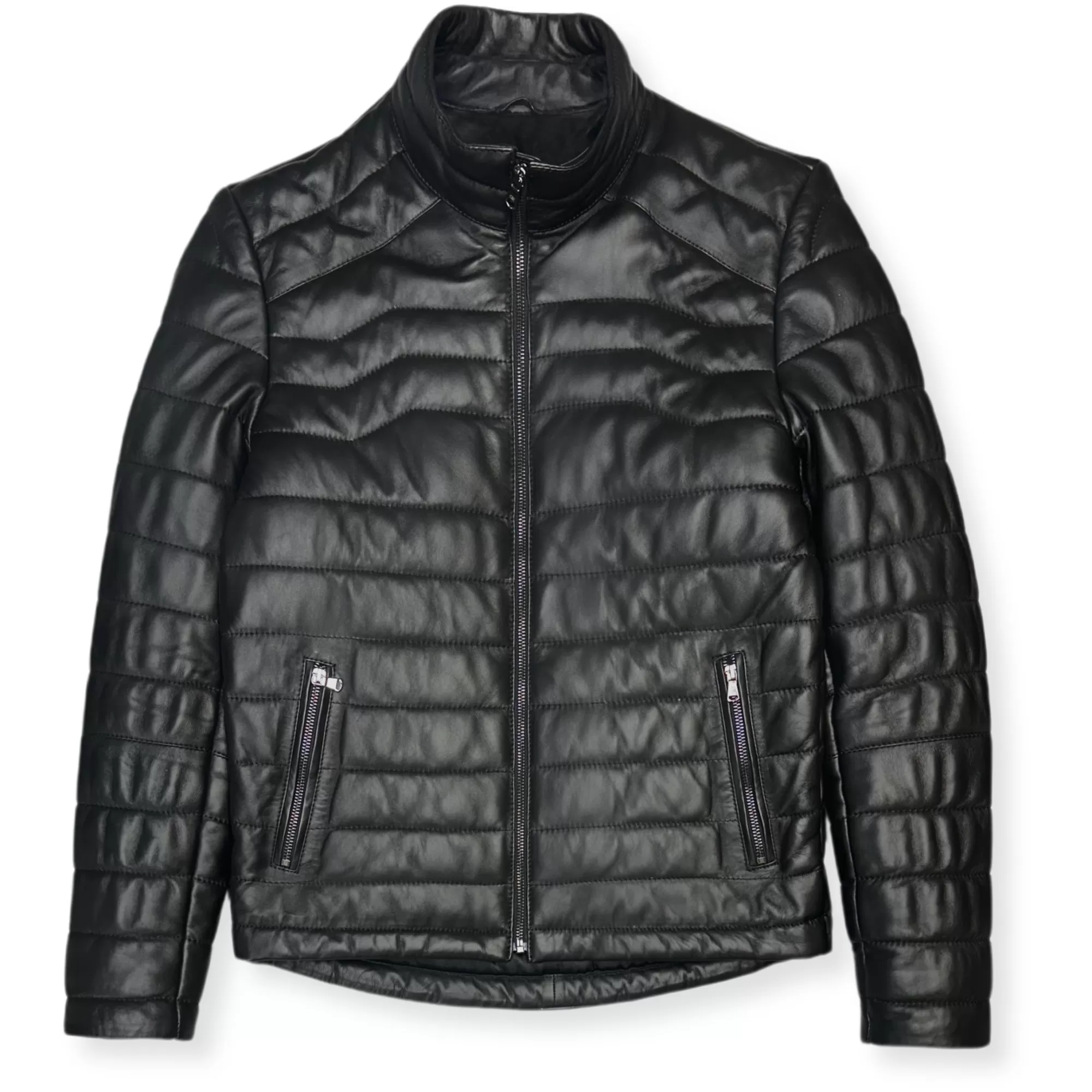 Damarco Leather Puffer Jacket | New Edition Fashion Fashion