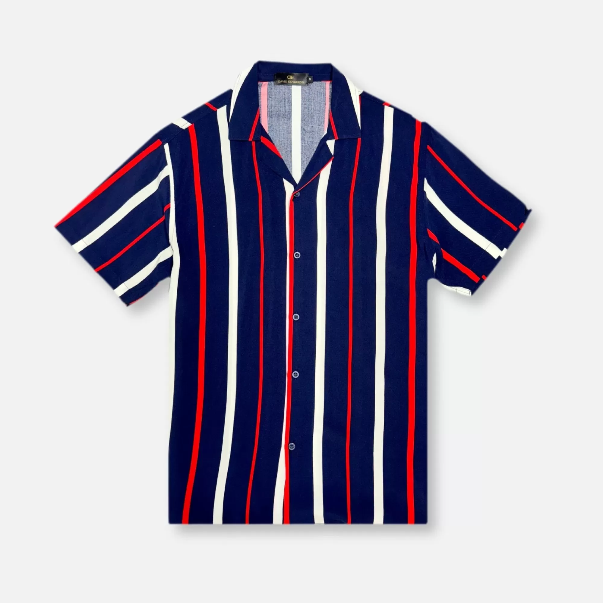 Darley Striped Revere Collar Shirt | New Edition Fashion Hot