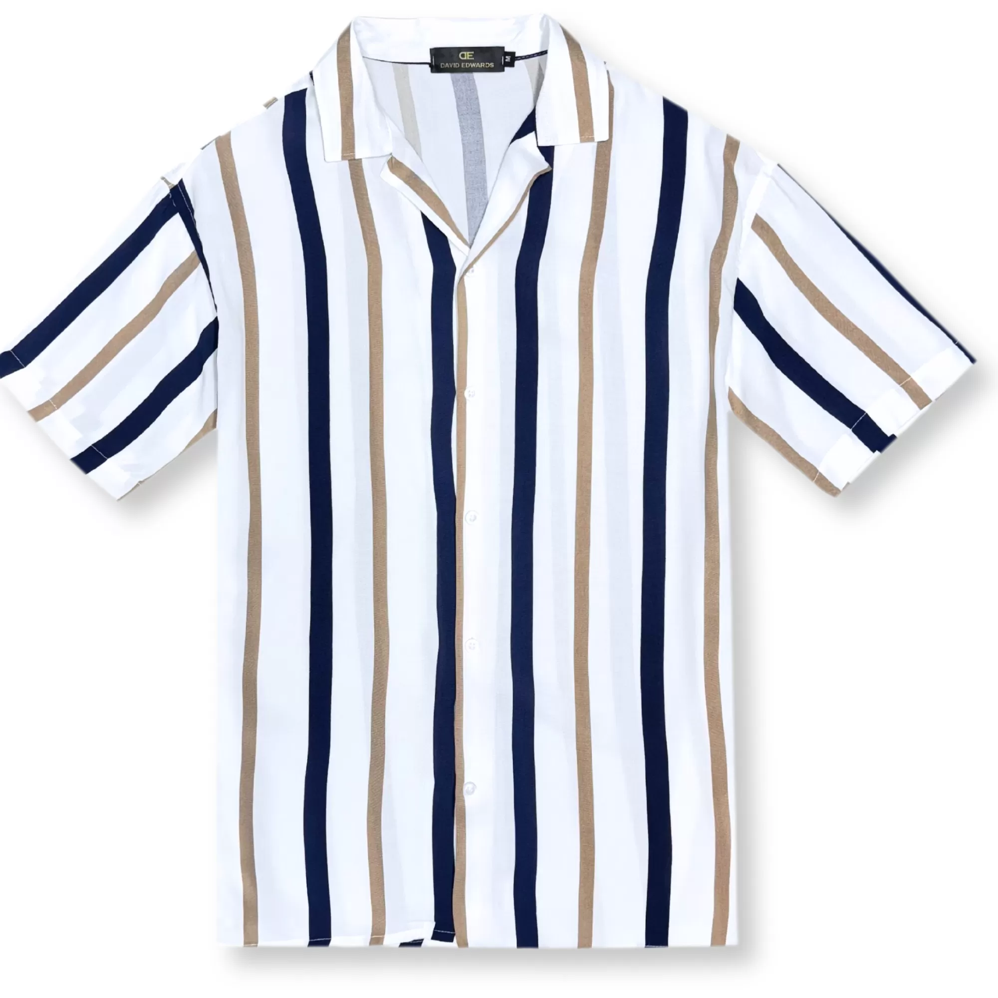 Darley Striped Revere Collar Shirt | New Edition Fashion Best