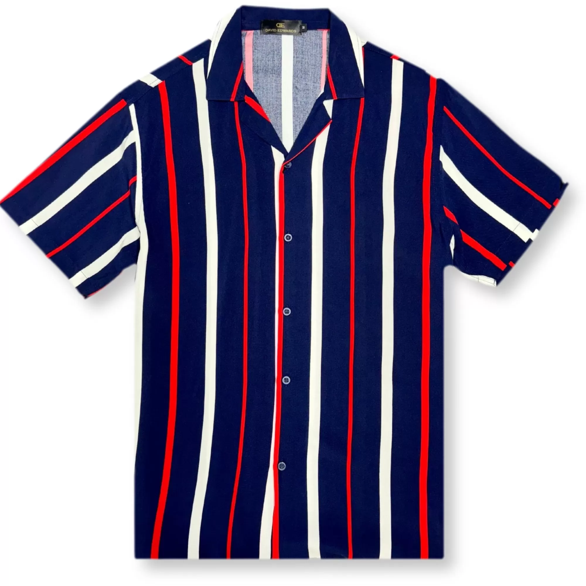 Darley Striped Revere Collar Shirt | New Edition Fashion Hot