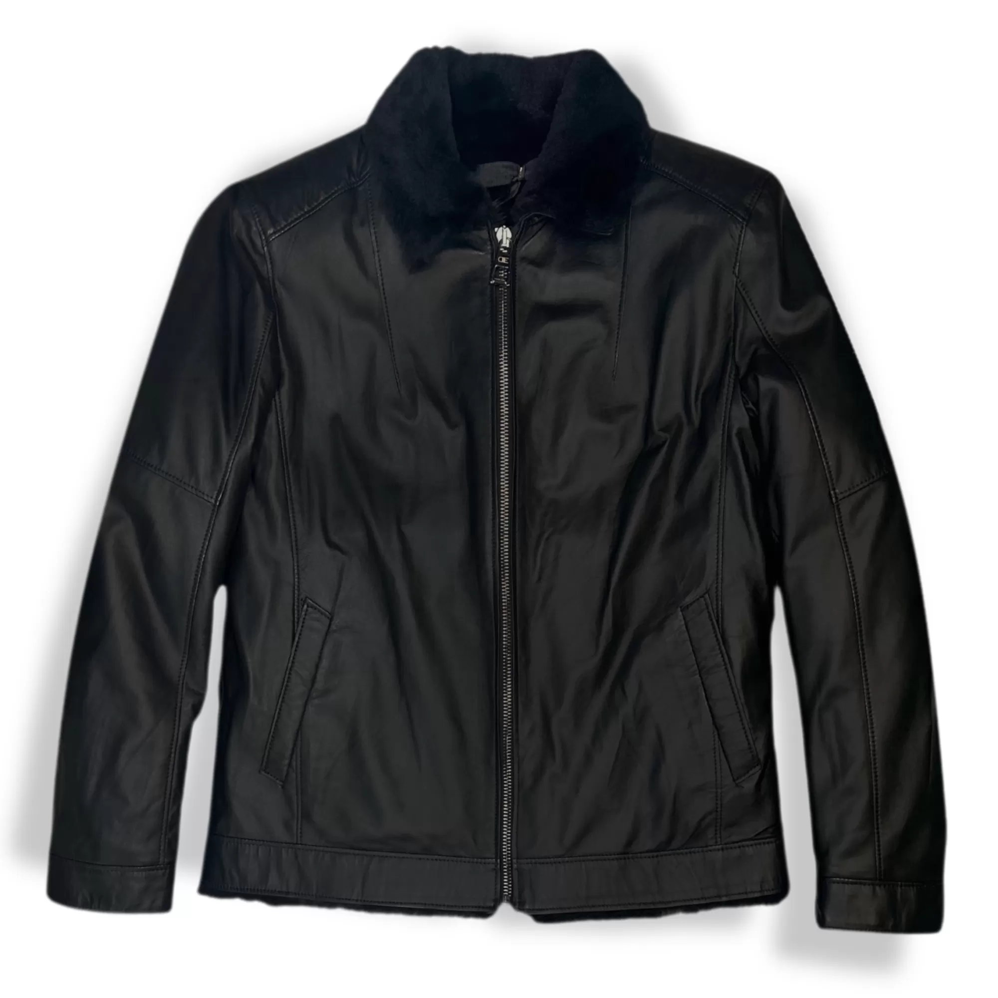 Dawson Leather Shearling Flight Jacket | New Edition Fashion Outlet