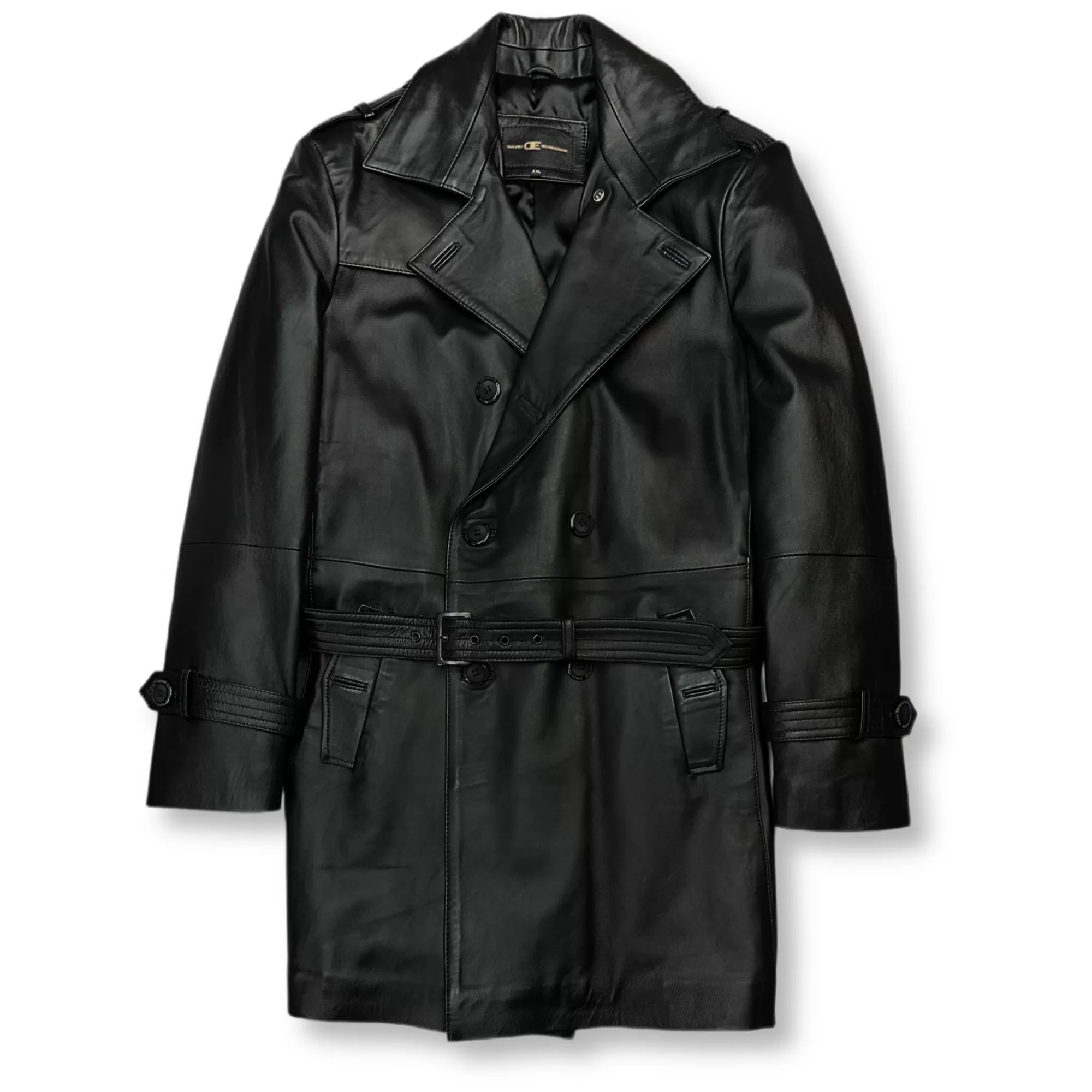 DeAngelo Leather Trench Coat | New Edition Fashion Cheap