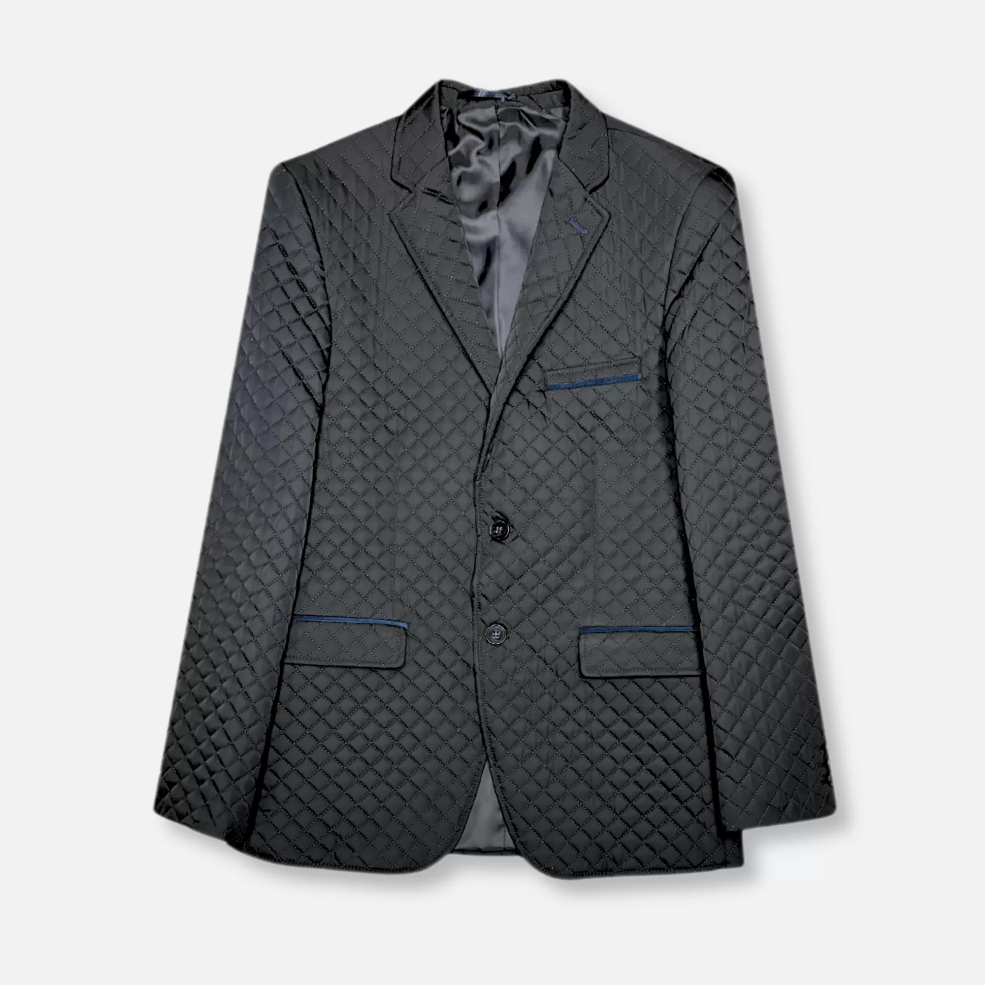 Delgado Slim Fit Quilted Blazer | New Edition Fashion Outlet