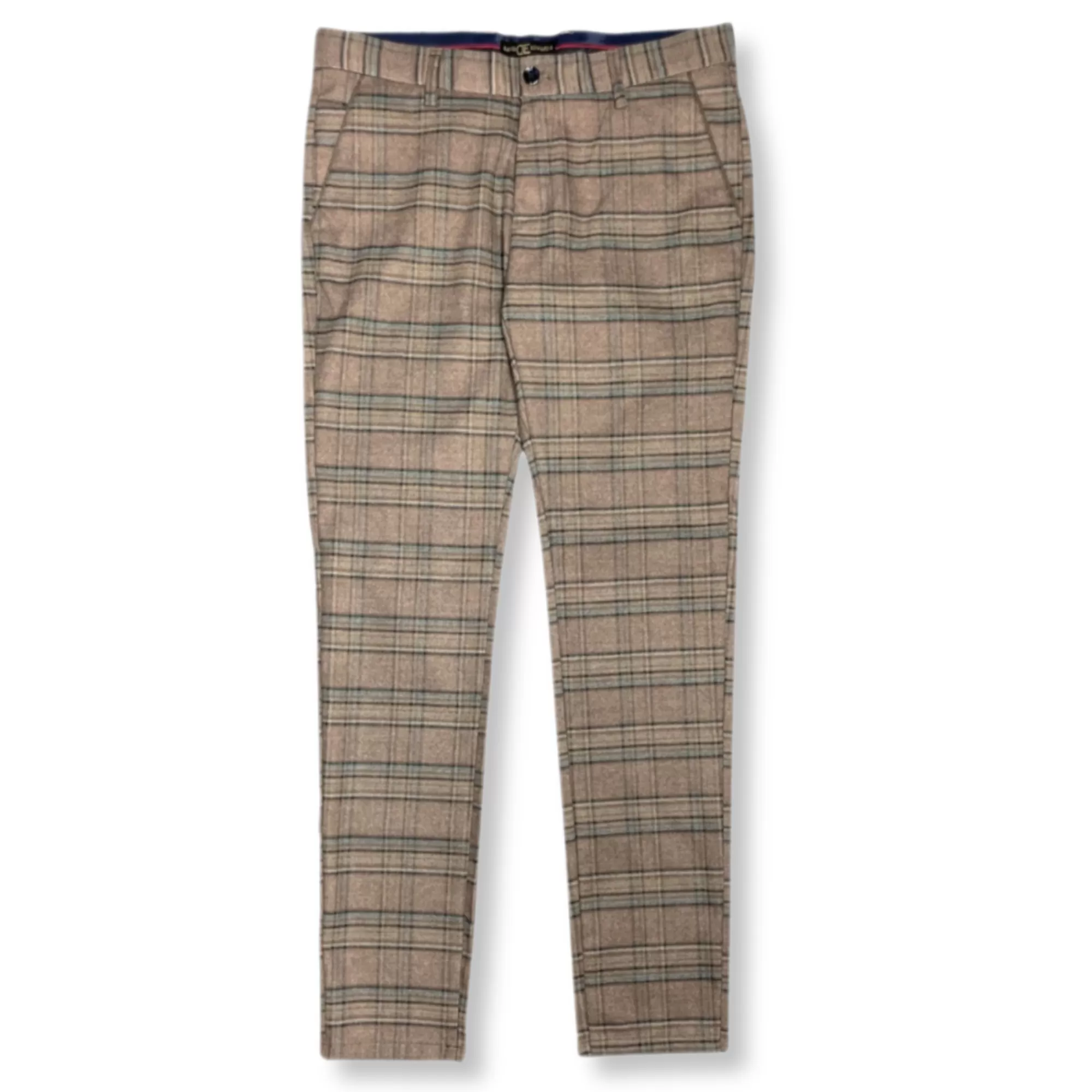 Delmar Slim Fit Plaid Pants | New Edition Fashion Sale