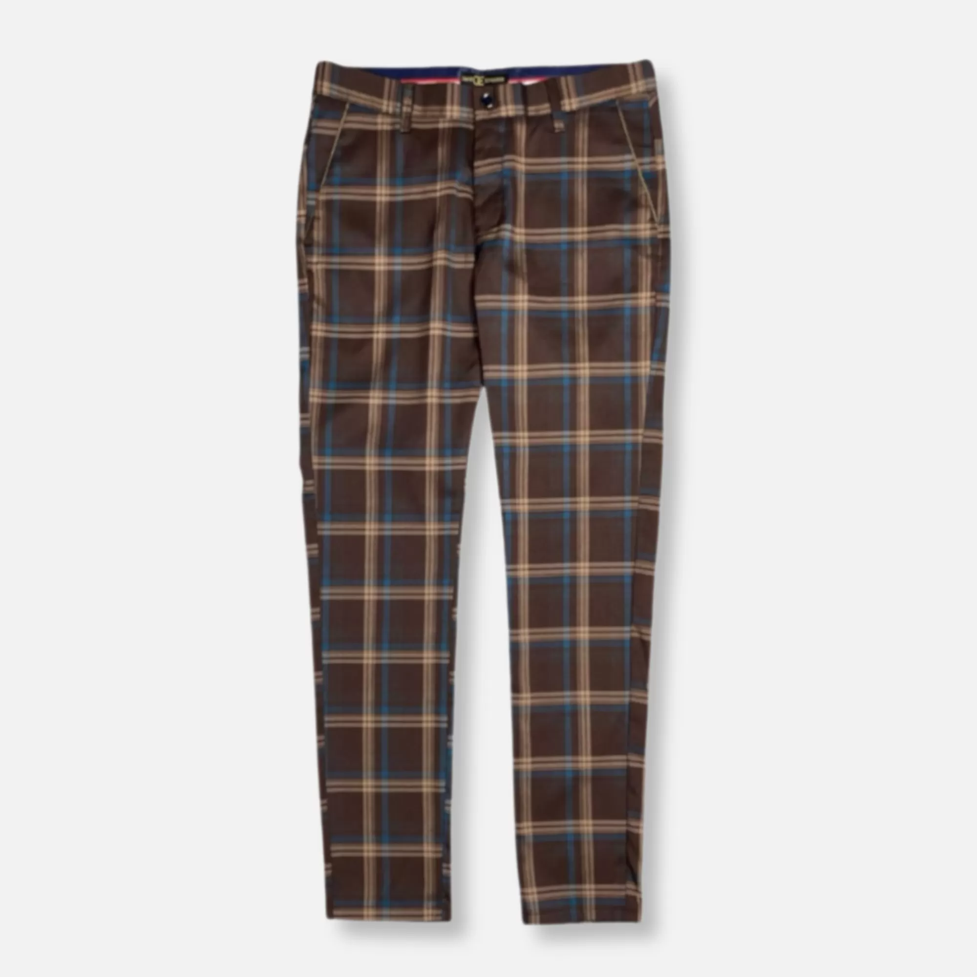 Dempsey Slim Fit Plaid Pants | New Edition Fashion Cheap