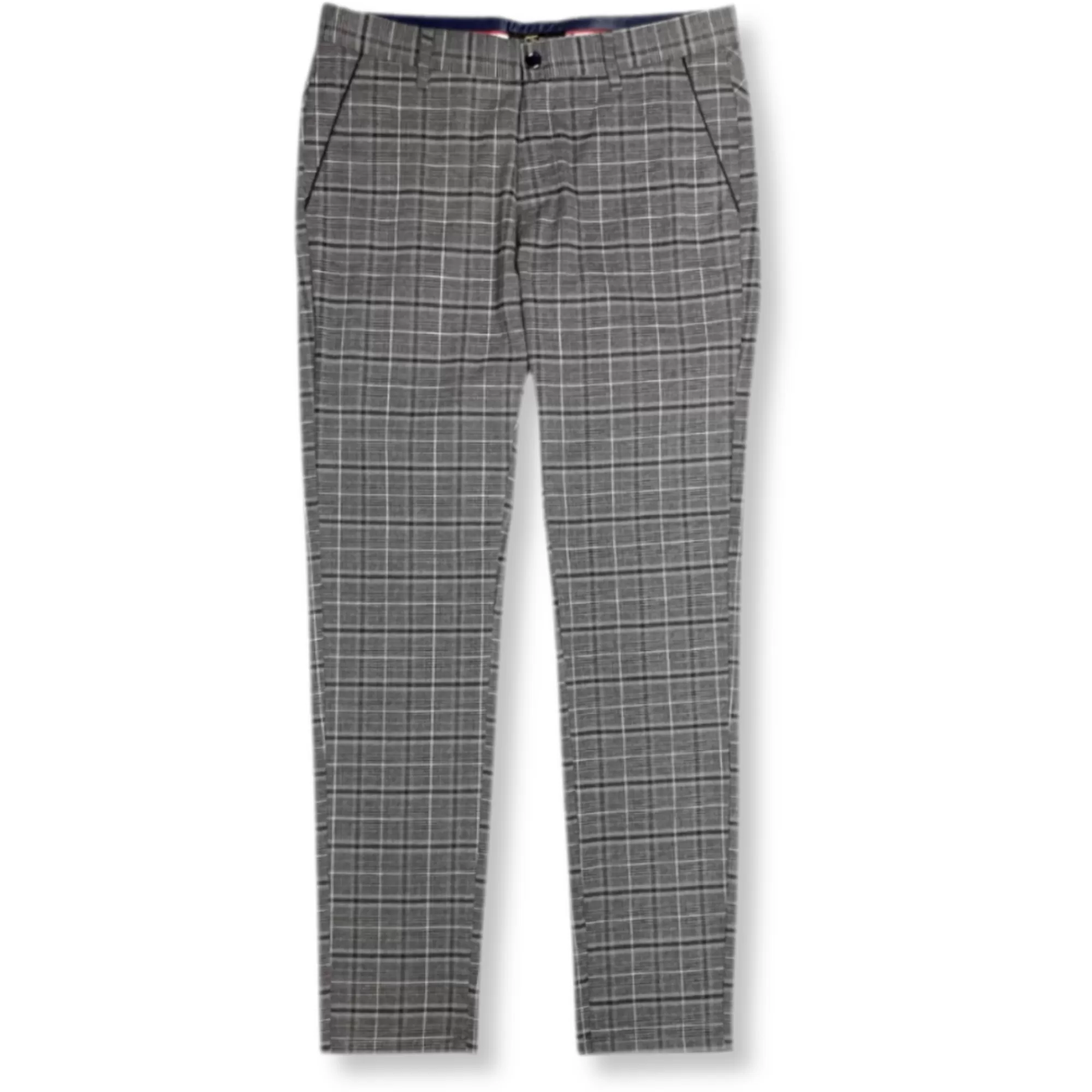 Denning Slim Fit Plaid Pants | New Edition Fashion Clearance