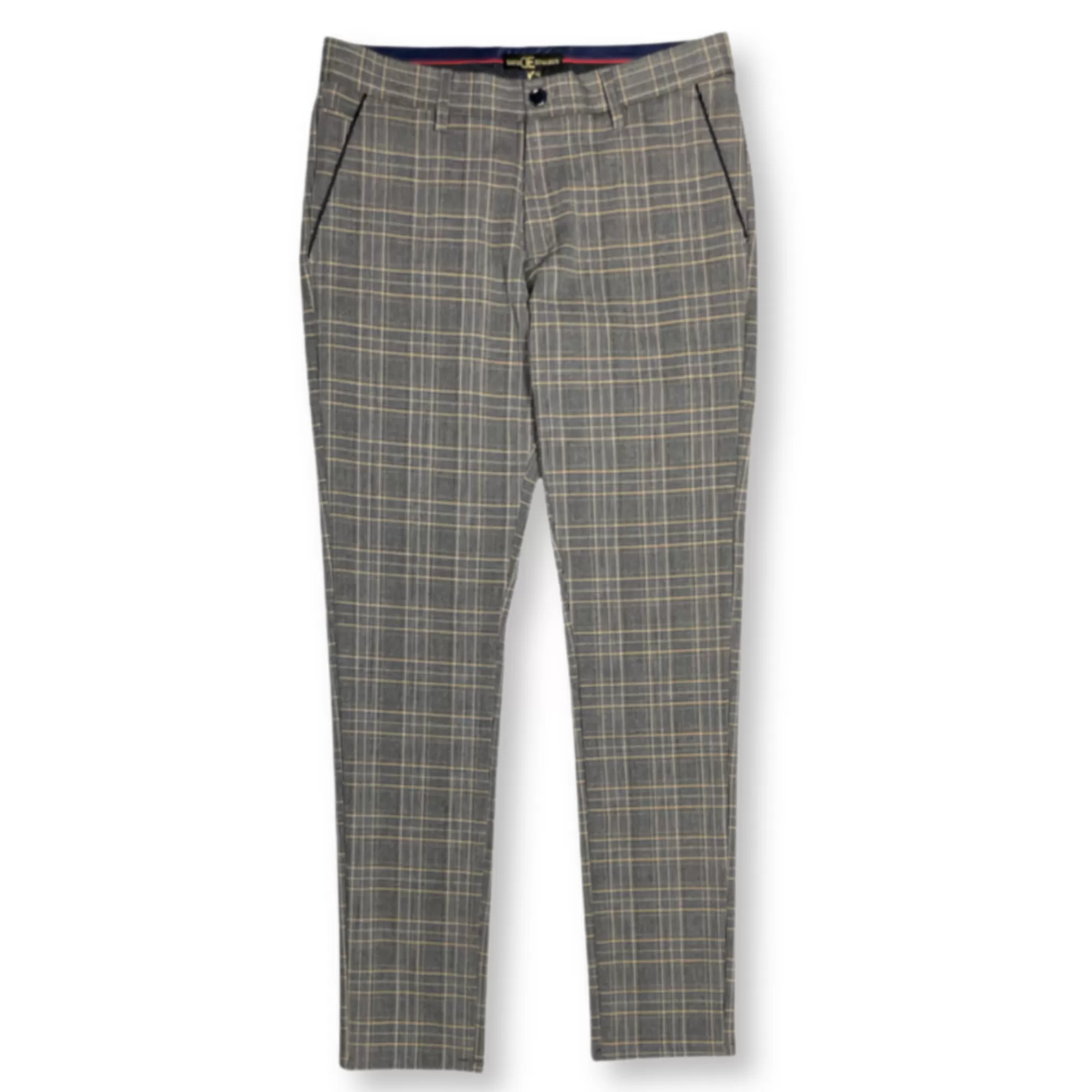 Denson Slim Fit Plaid Pants | New Edition Fashion Cheap