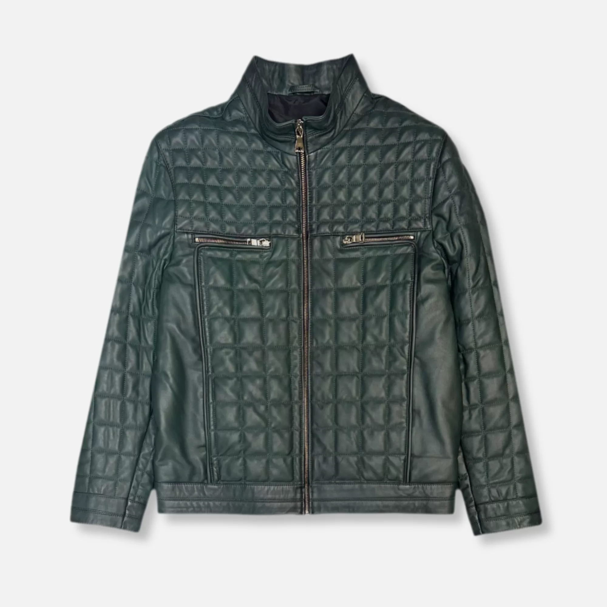 Denzel Quilted Leather Jacket | New Edition Fashion Hot