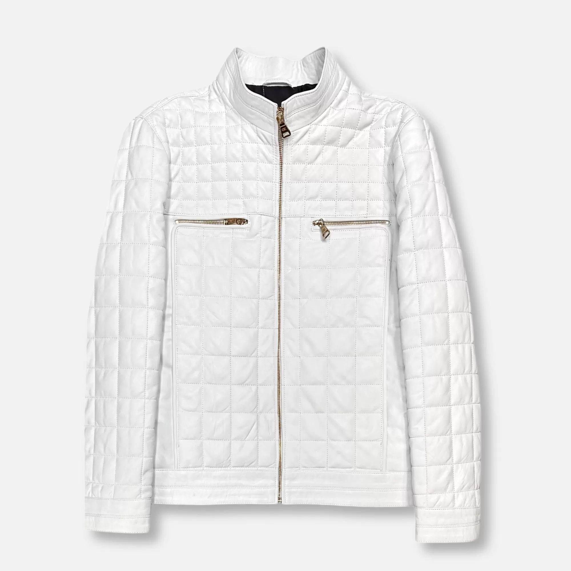 Denzel Quilted Leather Jacket | New Edition Fashion Flash Sale