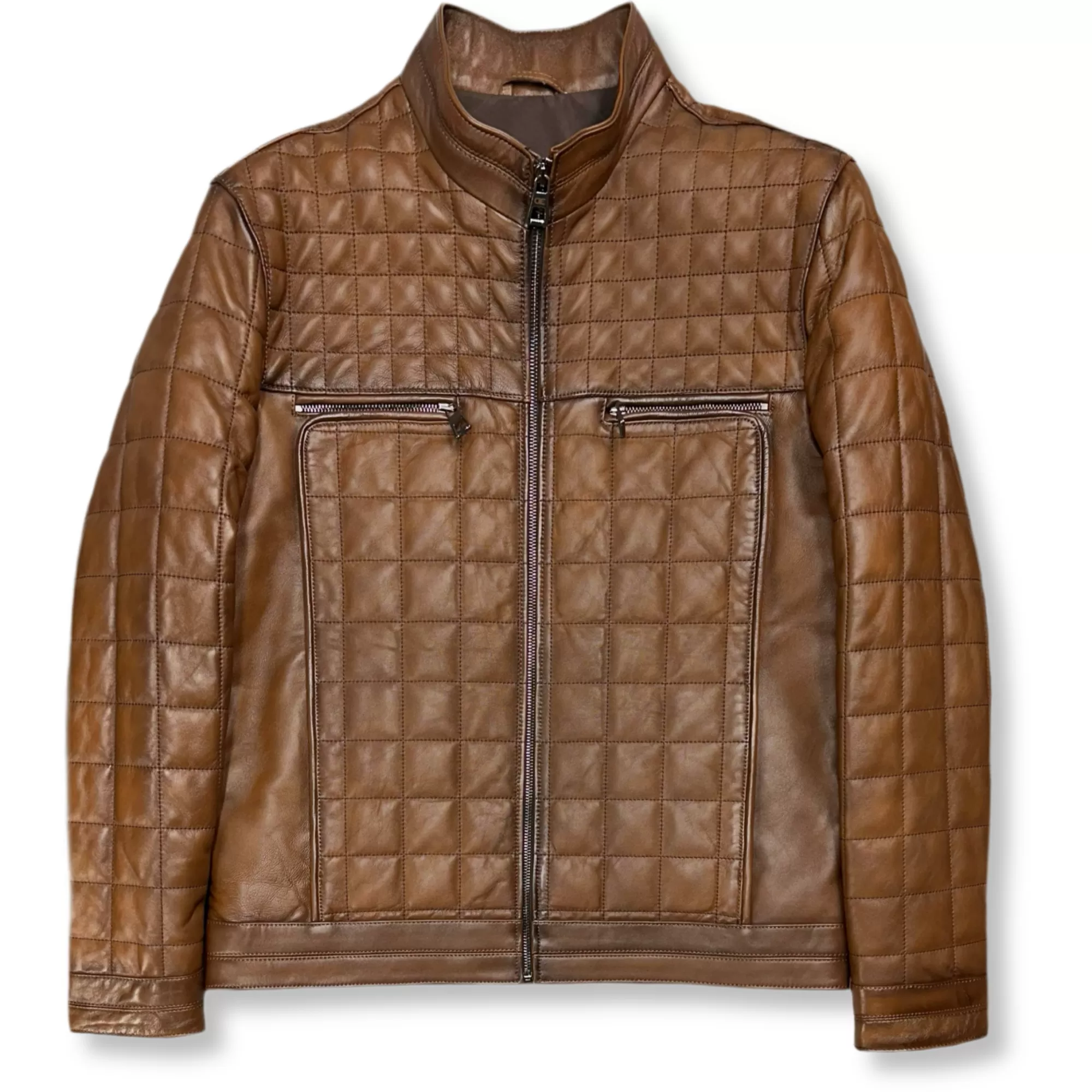 Denzel Quilted Leather Jacket | New Edition Fashion Sale