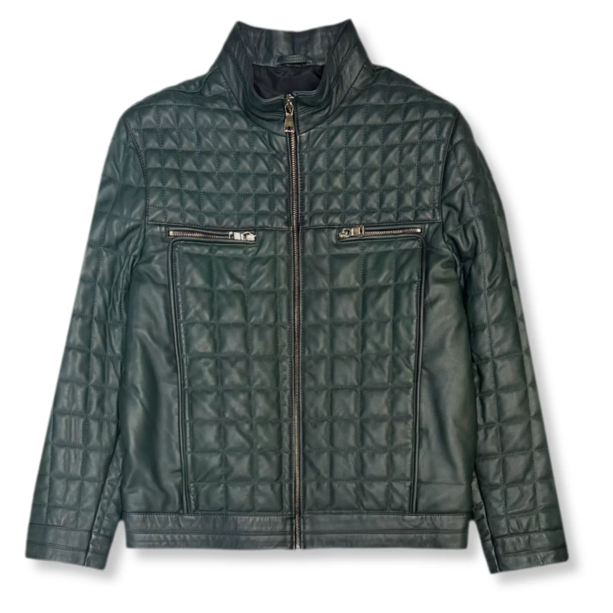 Denzel Quilted Leather Jacket | New Edition Fashion Hot