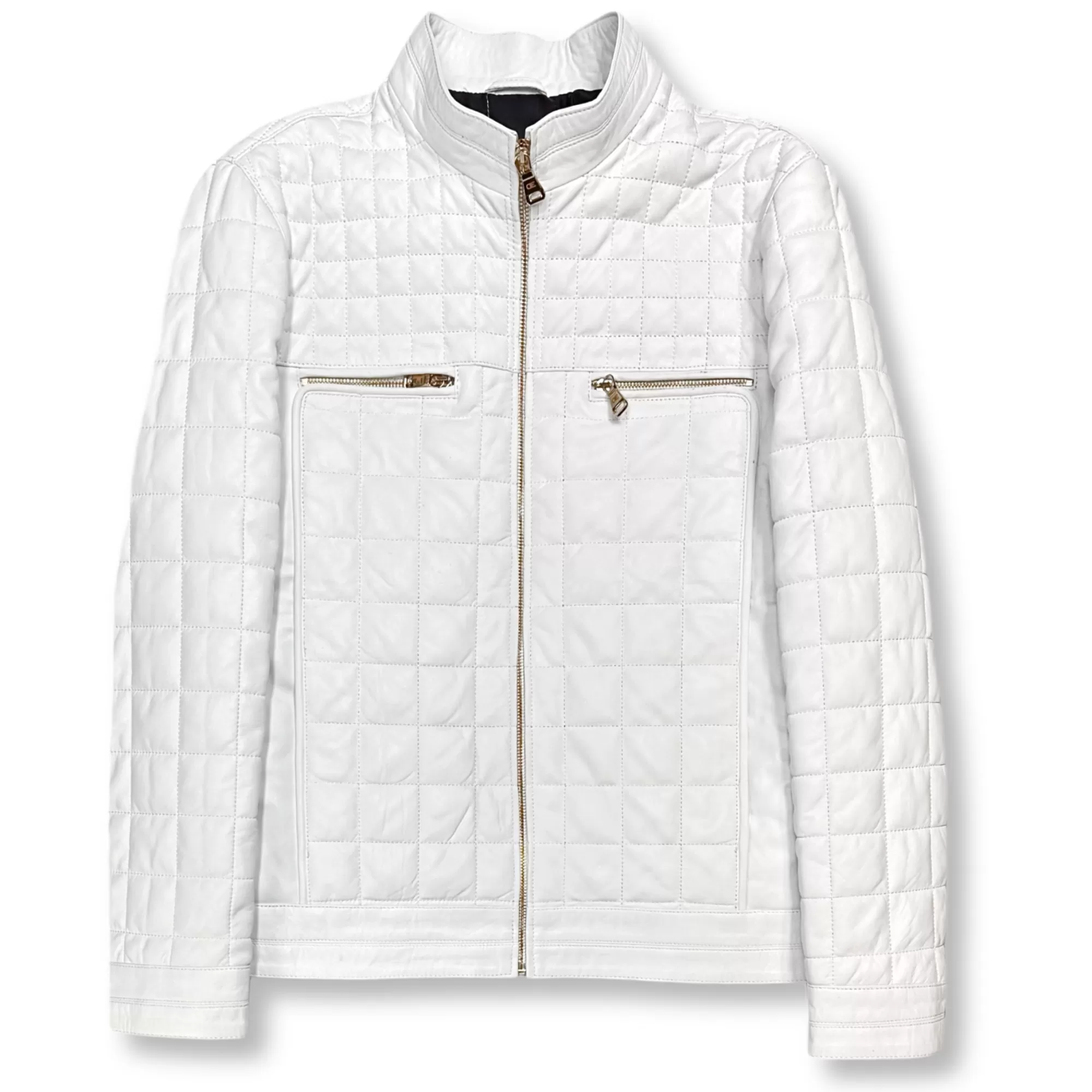 Denzel Quilted Leather Jacket | New Edition Fashion Flash Sale