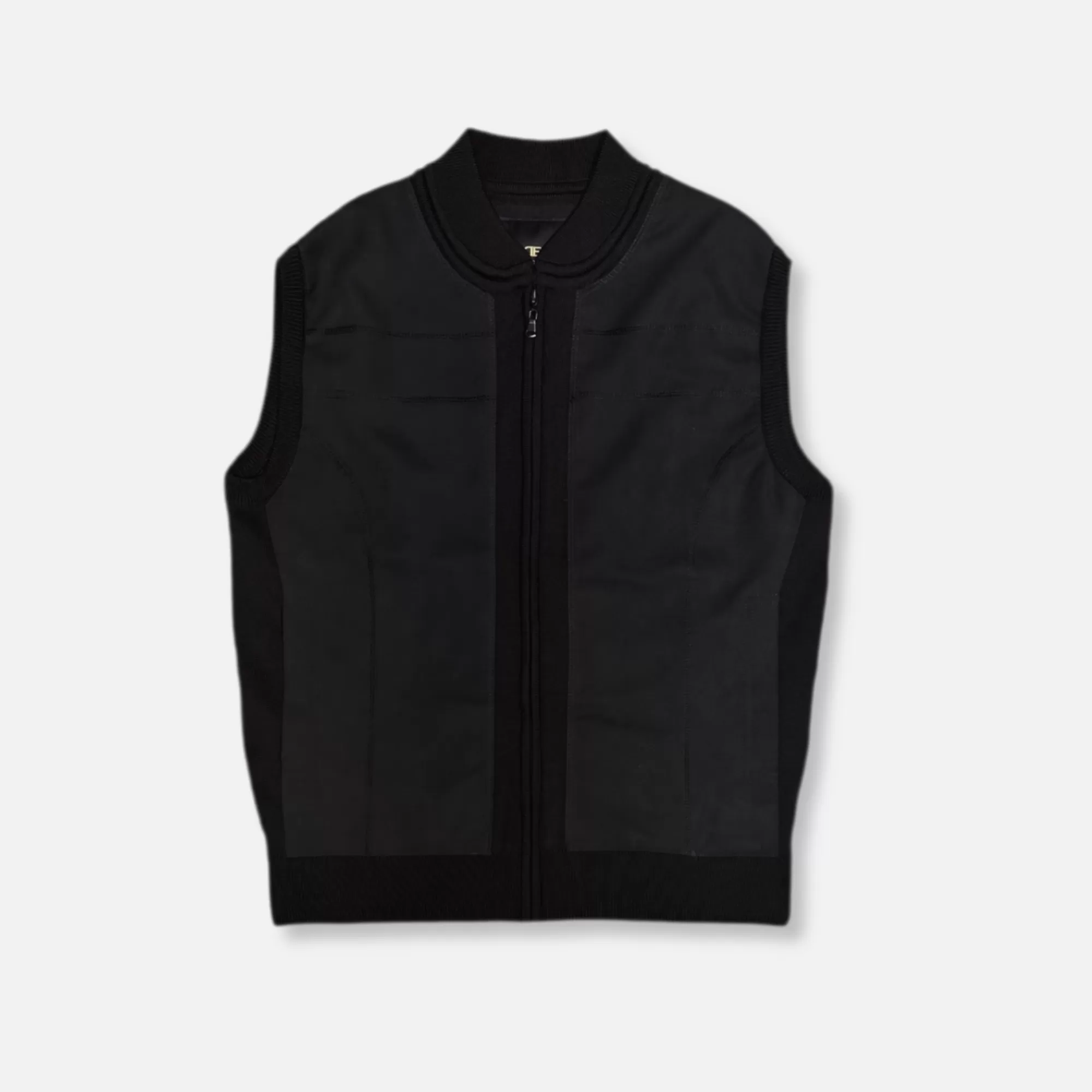 Deputy Full Zip Knitted Vest | New Edition Fashion Fashion