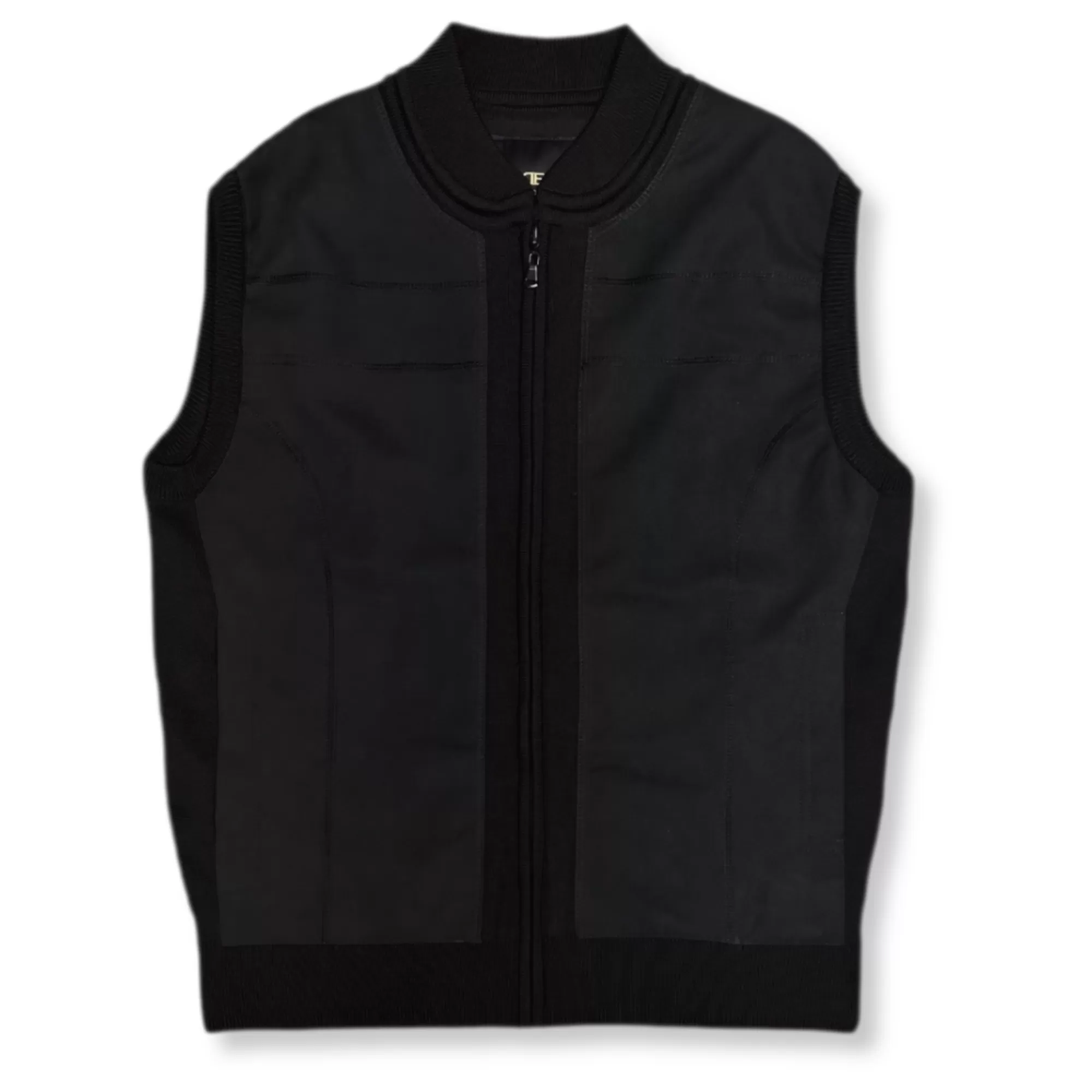 Deputy Full Zip Knitted Vest | New Edition Fashion Fashion