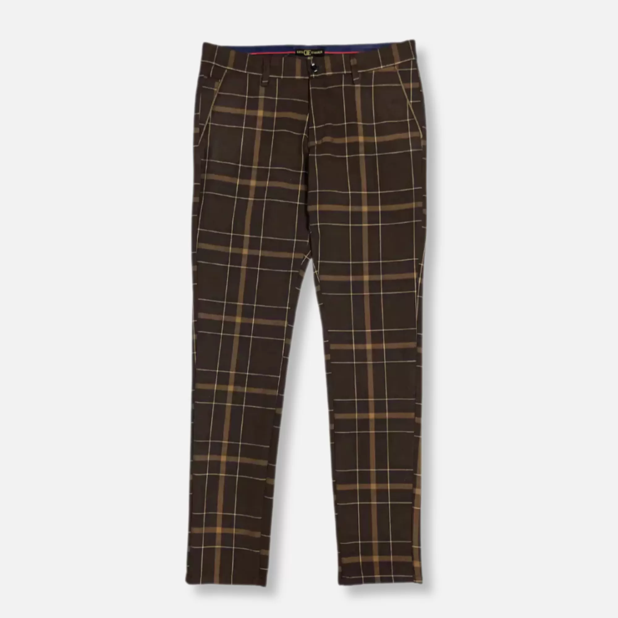 Derington Slim Fit Plaid Pants | New Edition Fashion Online