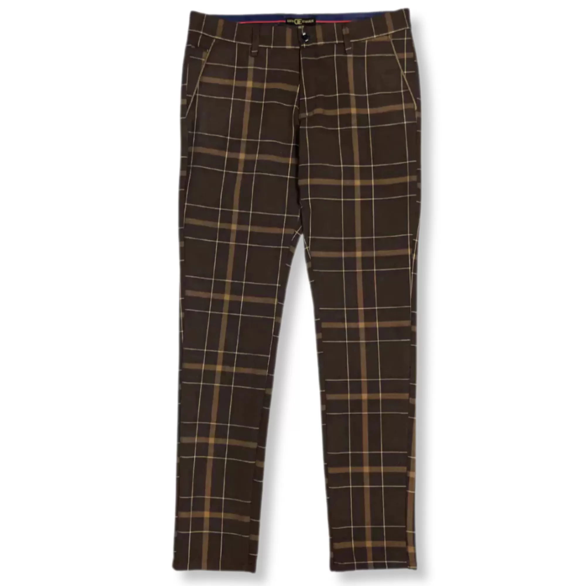 Derington Slim Fit Plaid Pants | New Edition Fashion Online