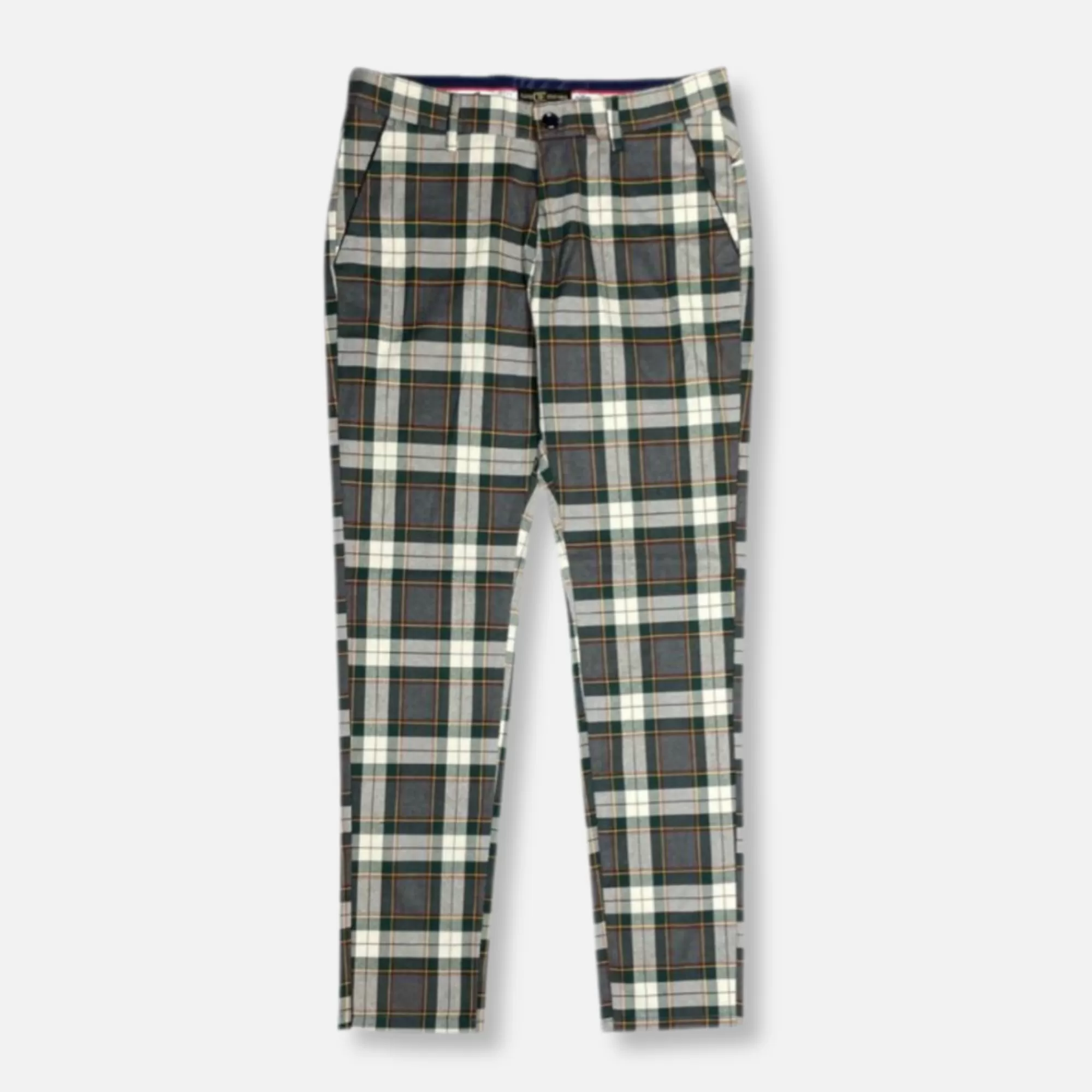 Destin Slim Fit Plaid Pants | New Edition Fashion Best Sale