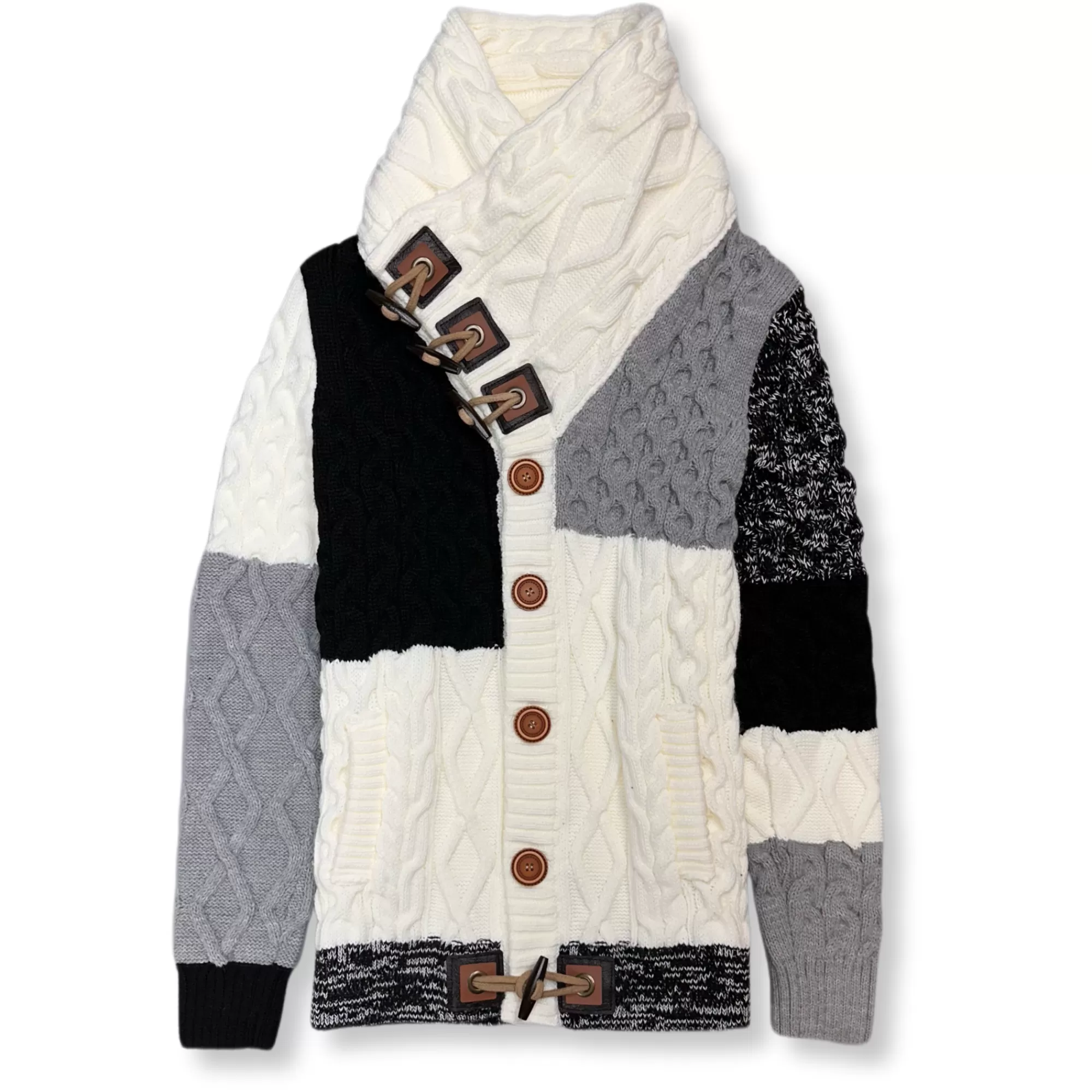 Downton Cable Knit Button-Up Sweater | New Edition Fashion Hot