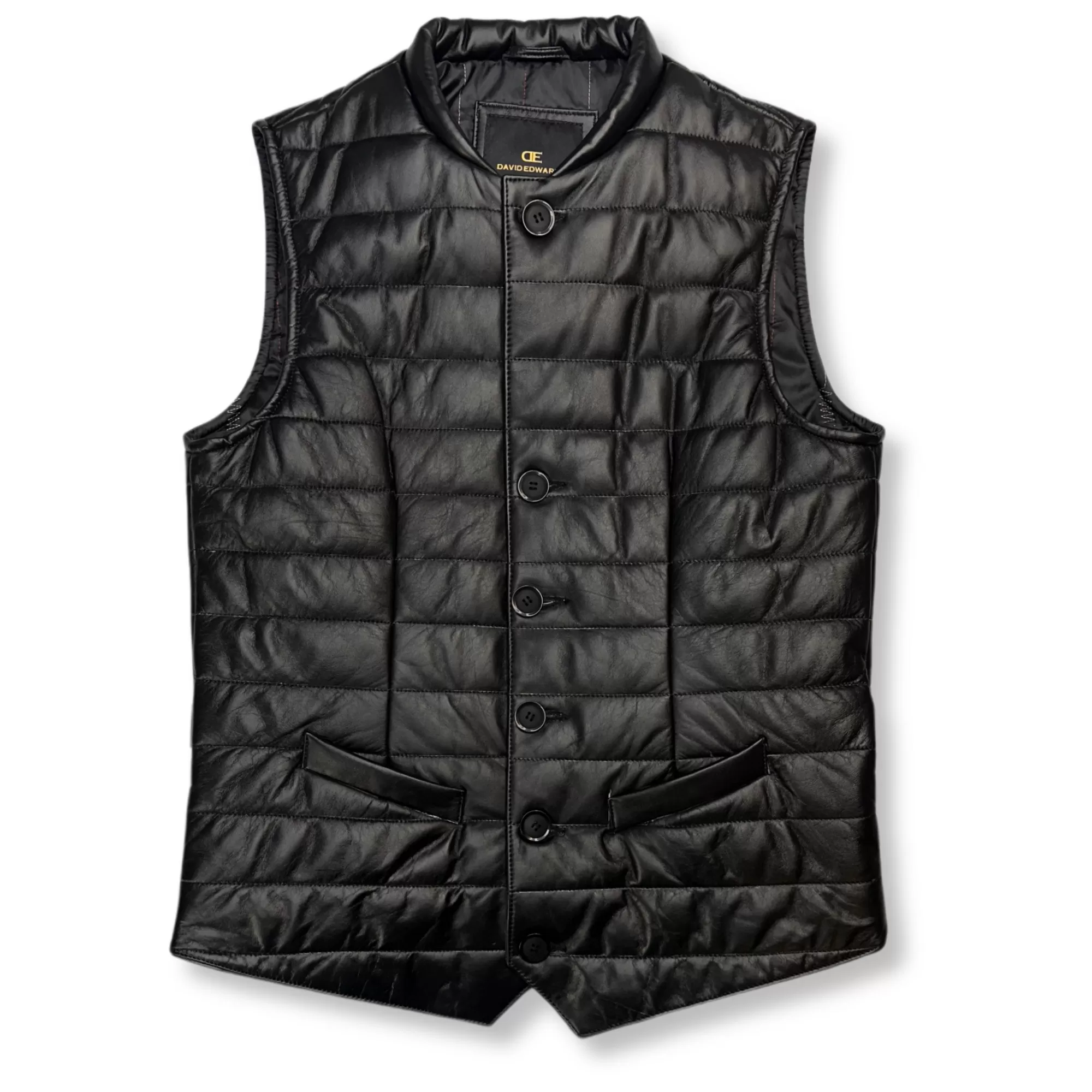 Driver Leather Puffer Vest | New Edition Fashion New