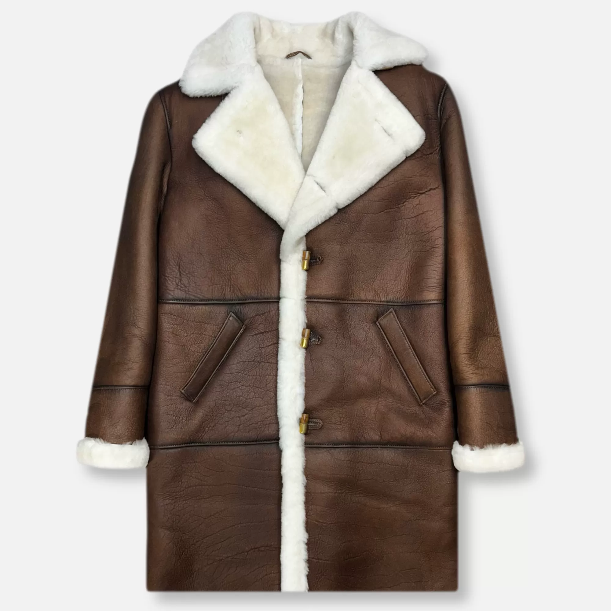 Dufner Long Shearling Coat | New Edition Fashion New