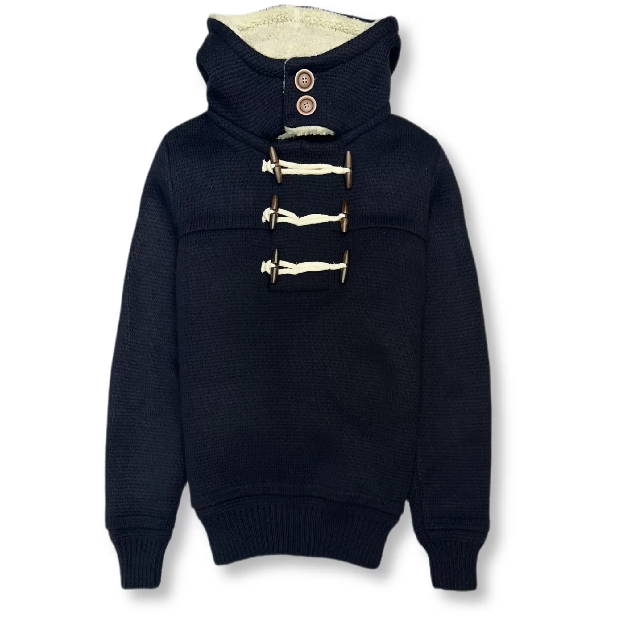 Durrell Toggle Knit Hoodie | New Edition Fashion Hot