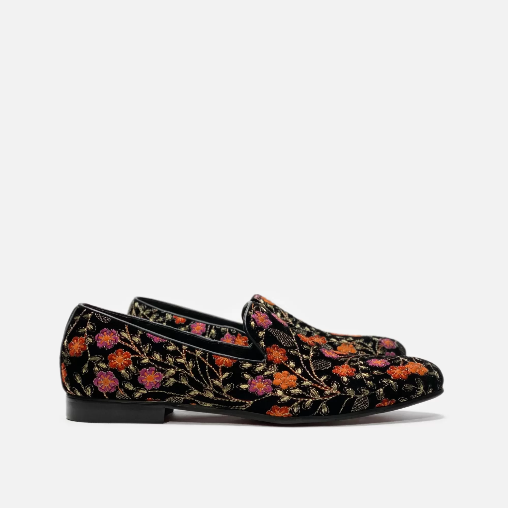 Felipe Floral Smoking Slipper | New Edition Fashion Clearance