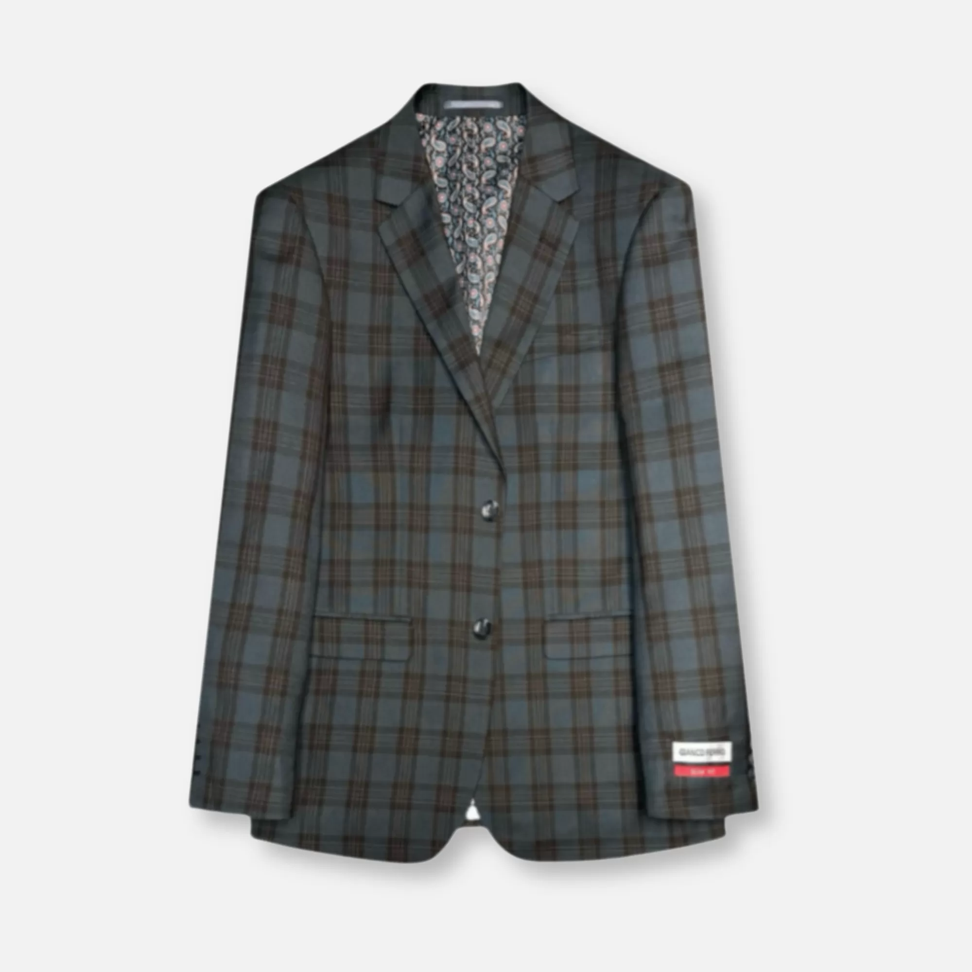 Gaffin Slim Plaid Suit | New Edition Fashion Shop