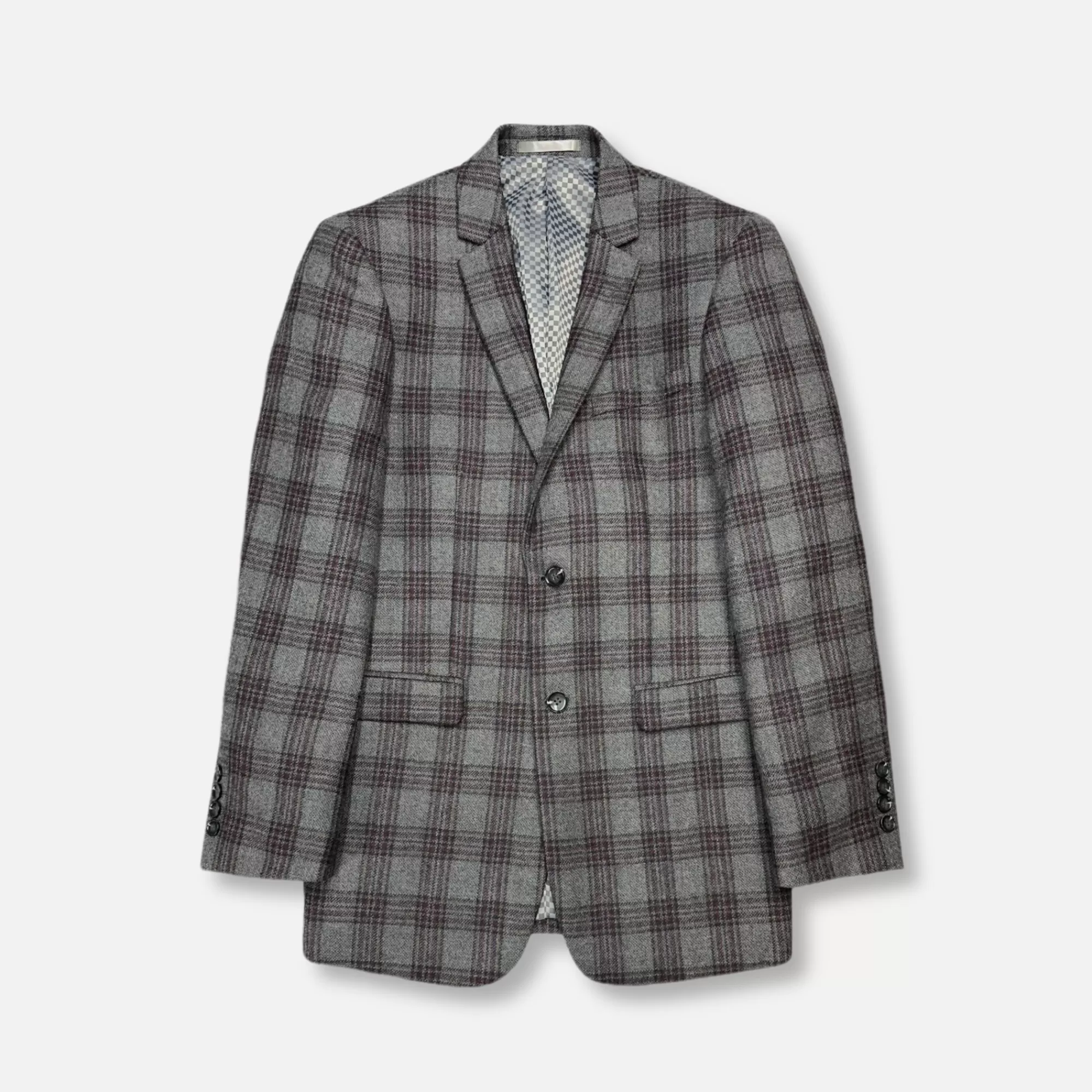 Gian Plaid Sport Coat | New Edition Fashion Hot