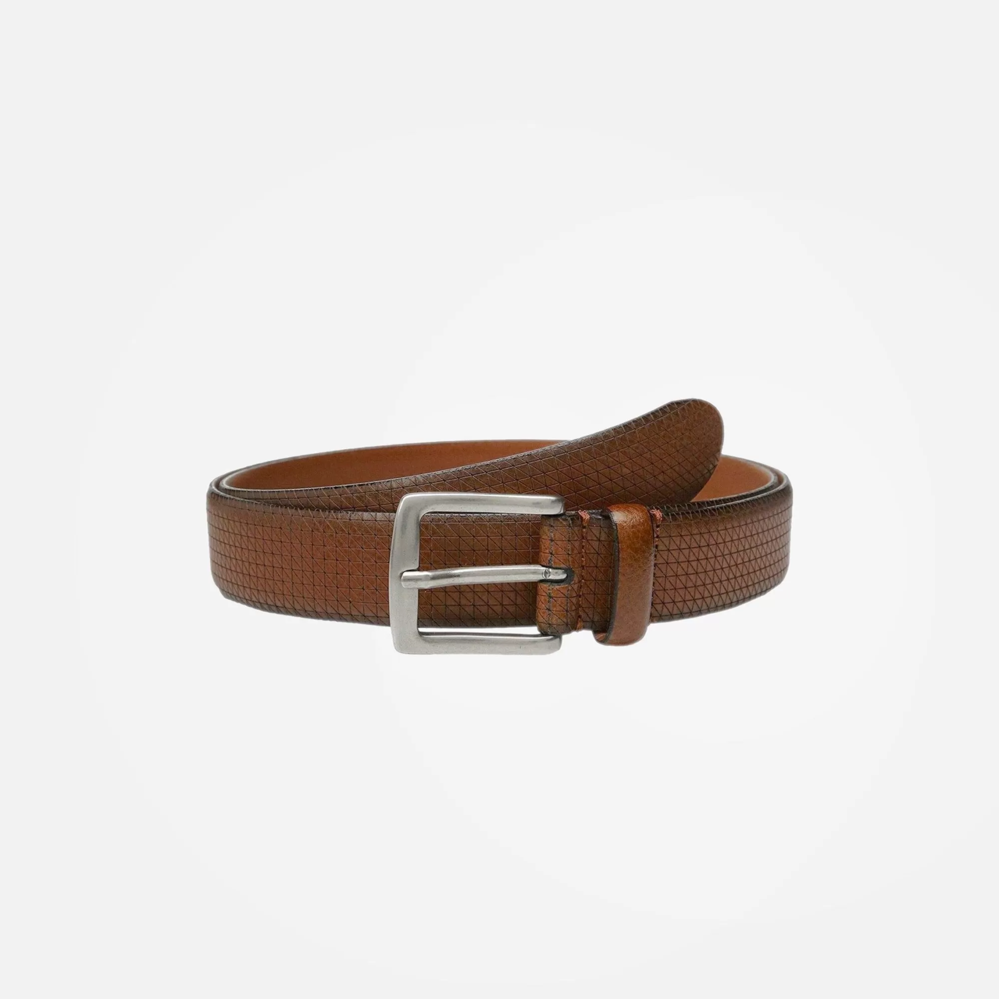 Jace Cross Hatch Laser-Cut Belt | New Edition Fashion Cheap