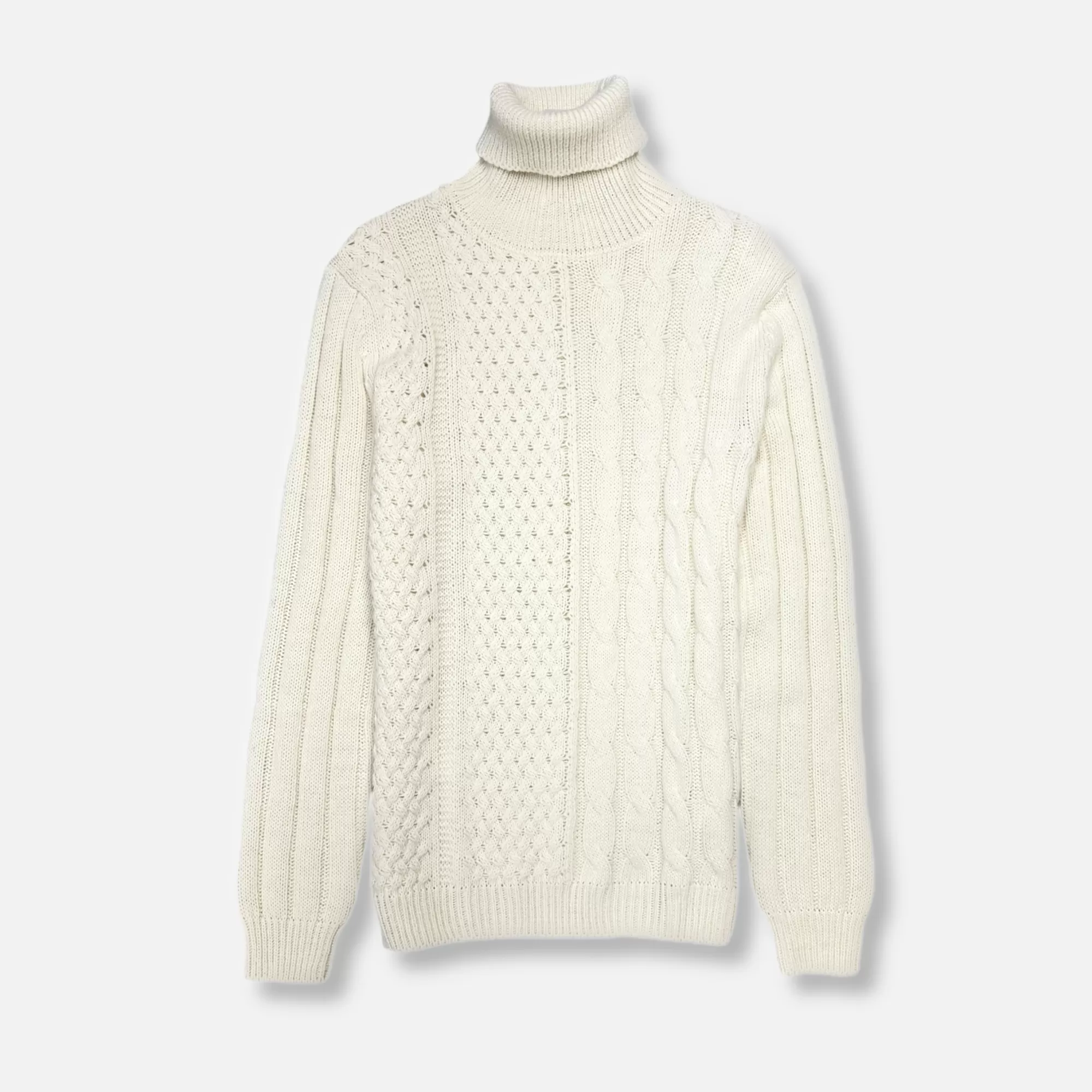 Maglia Cable Knit Turtleneck Sweater | New Edition Fashion Store