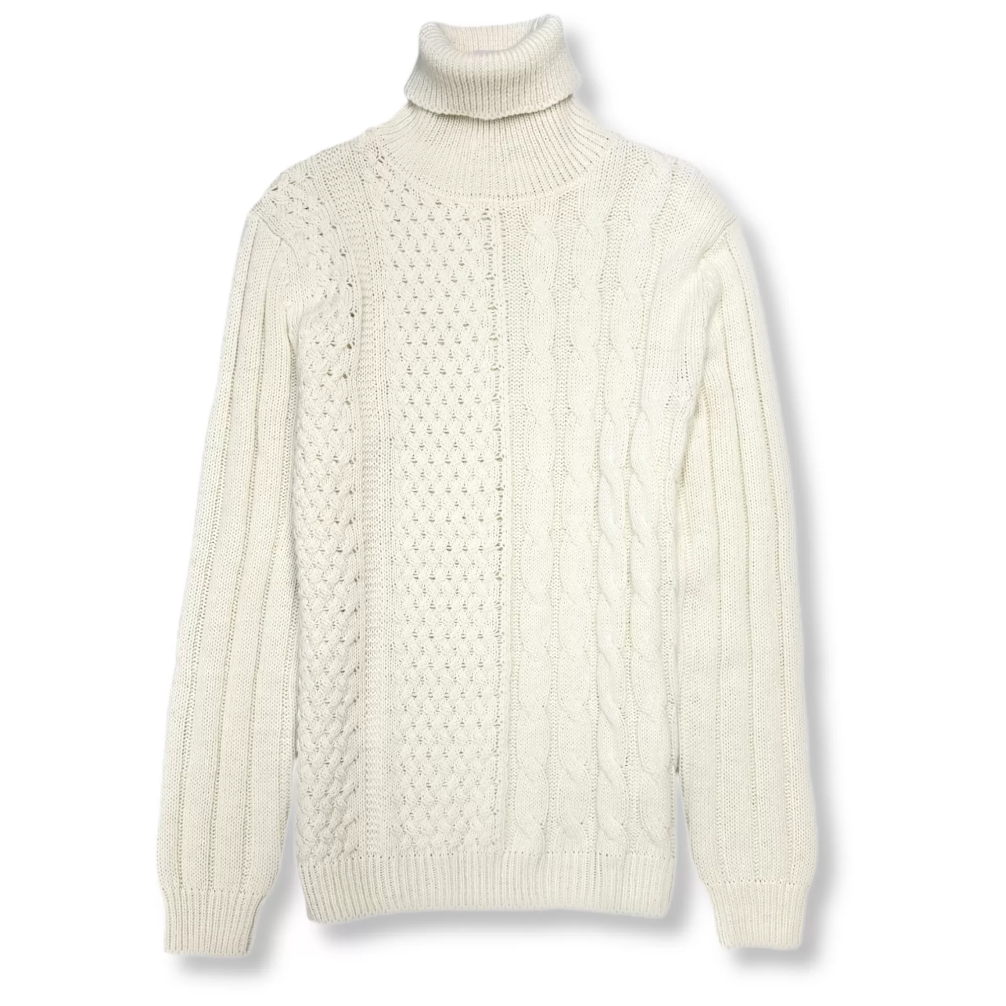 Maglia Cable Knit Turtleneck Sweater | New Edition Fashion Store