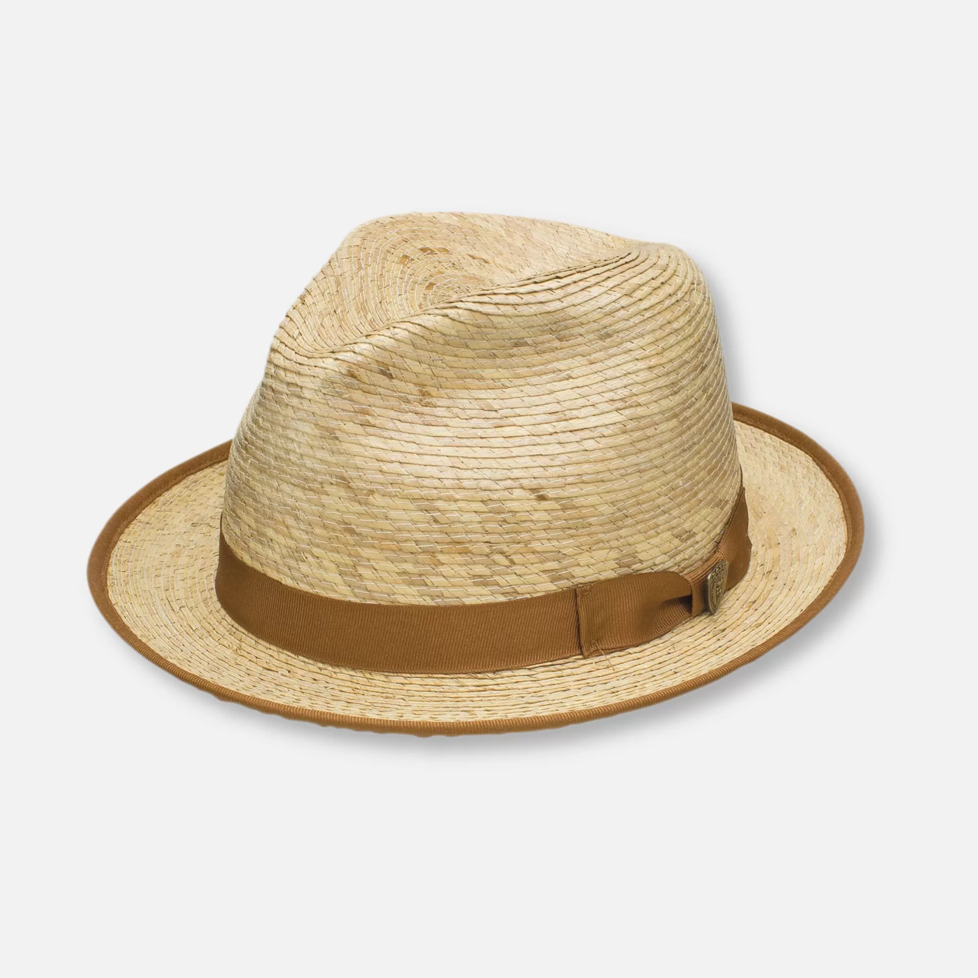 Mateo Palm Straw Fedora | New Edition Fashion Clearance