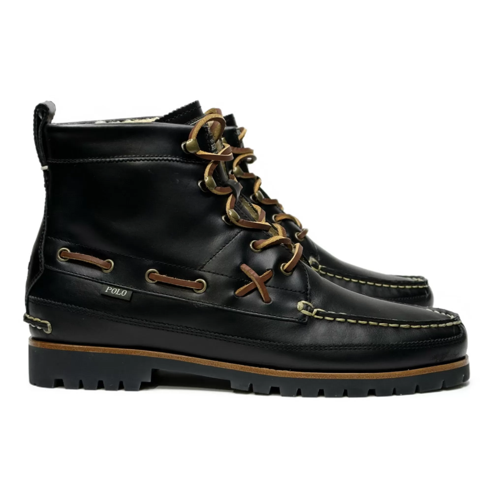 Ranger Faux Shearling Polo Boots | New Edition Fashion Outlet