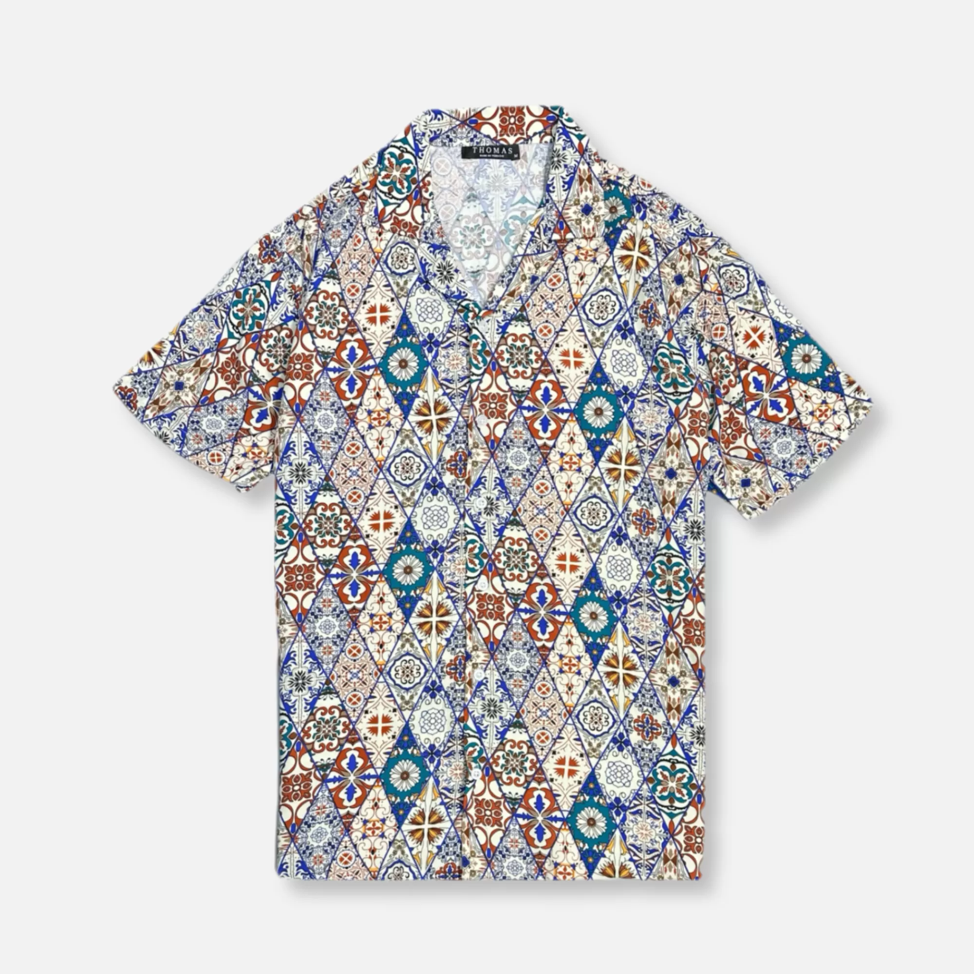 Taborn Tropical Revere Collar Shirt | New Edition Fashion Store