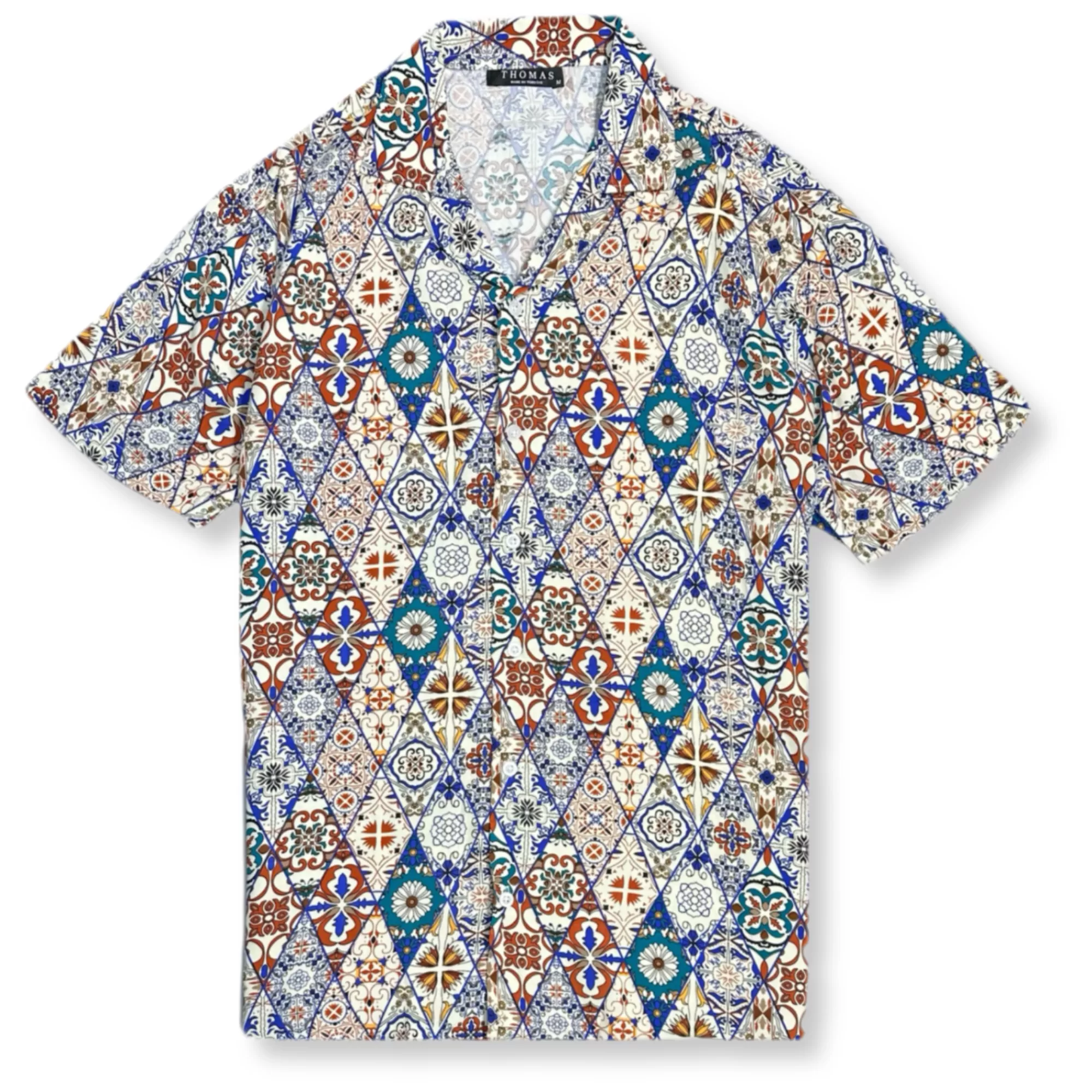 Taborn Tropical Revere Collar Shirt | New Edition Fashion Store