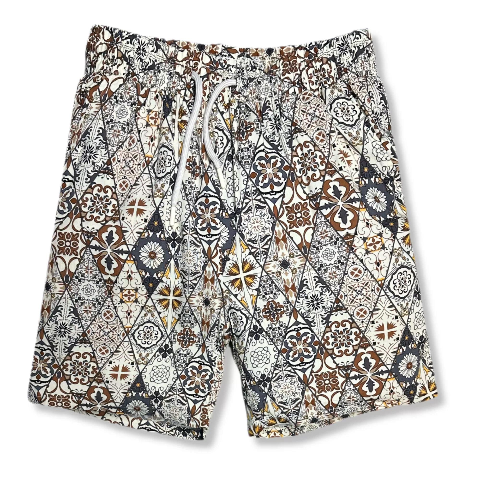 Taborne Tropical Drawstring Shorts | New Edition Fashion Store